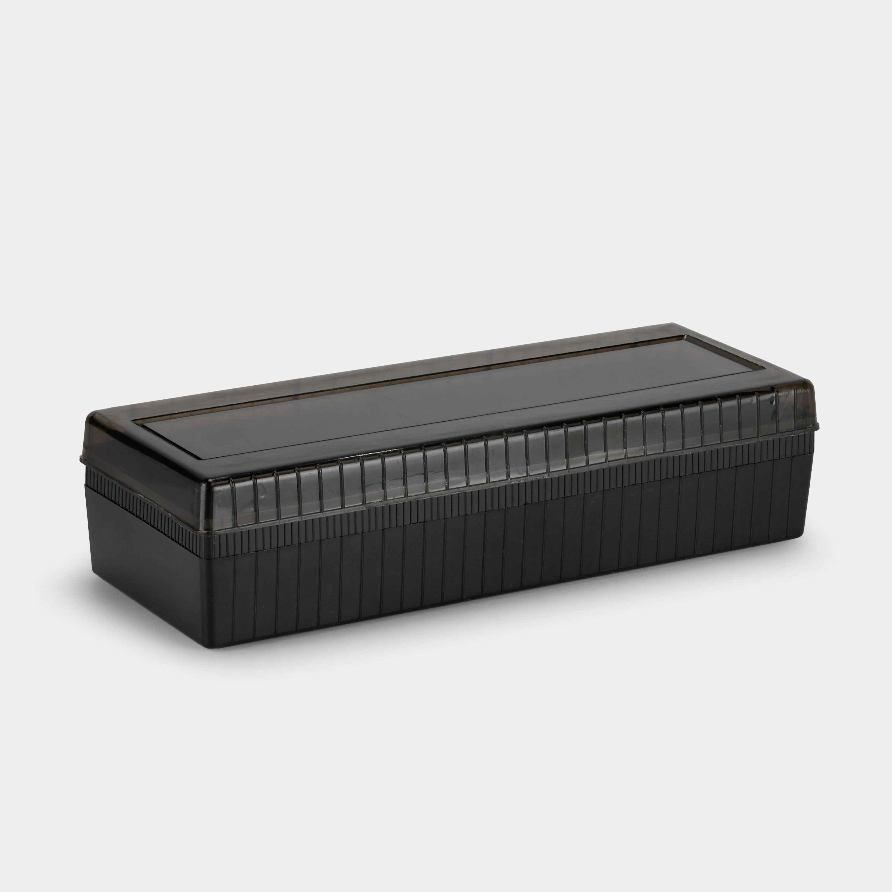 Transparent Black Cassette Storage Box