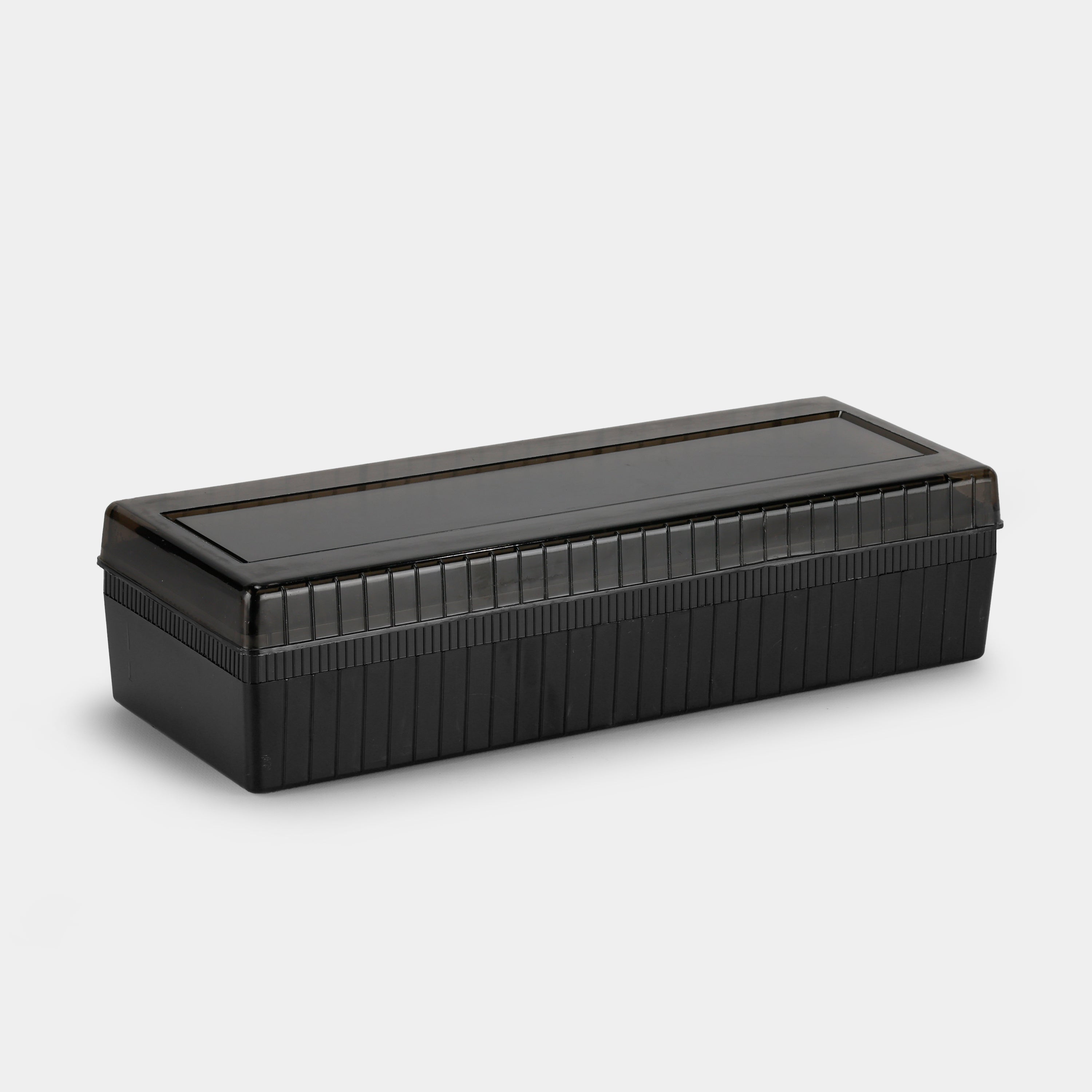 Transparent Black Cassette Storage Box