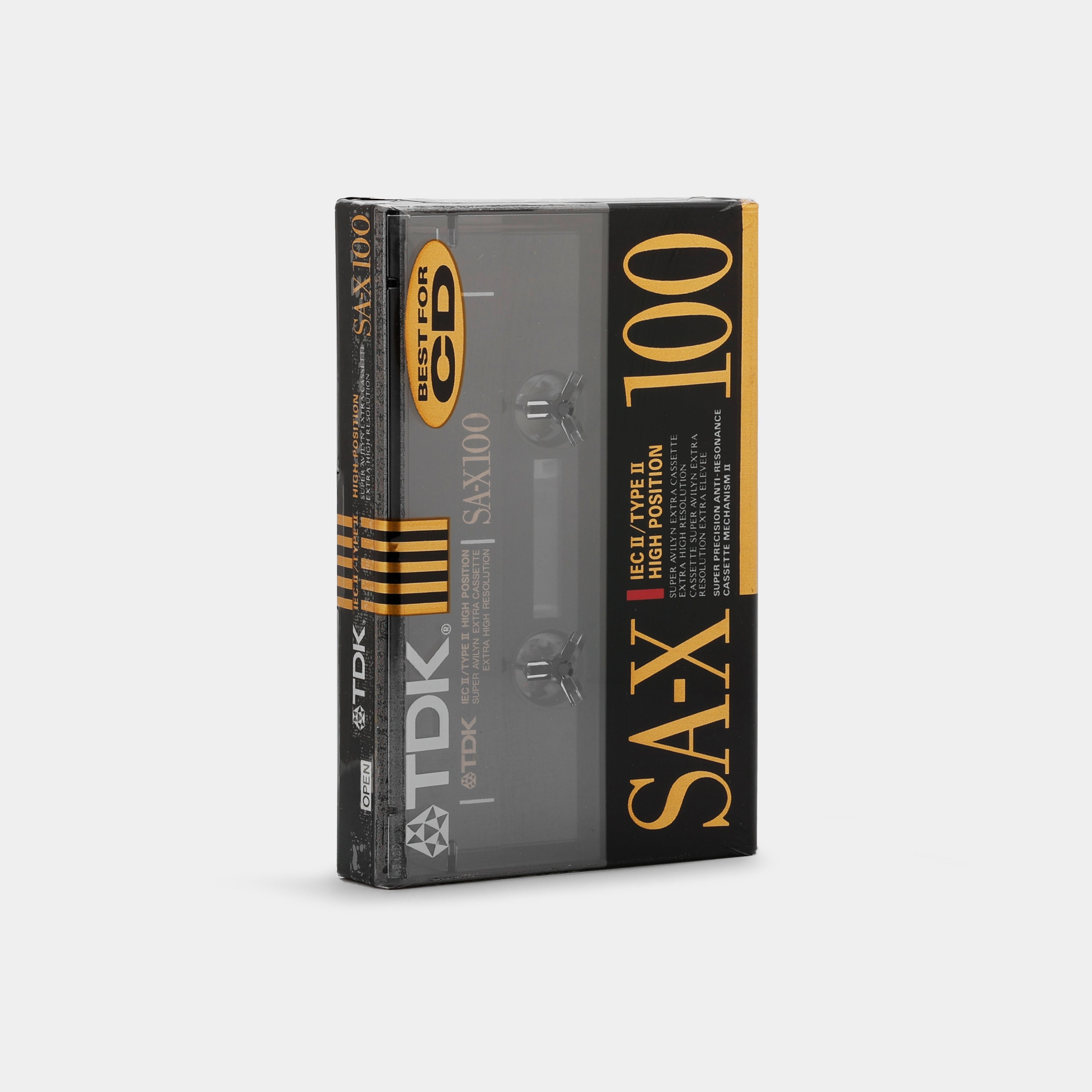 TDK SA-X100 Type II 100 Min Blank Cassette Tape