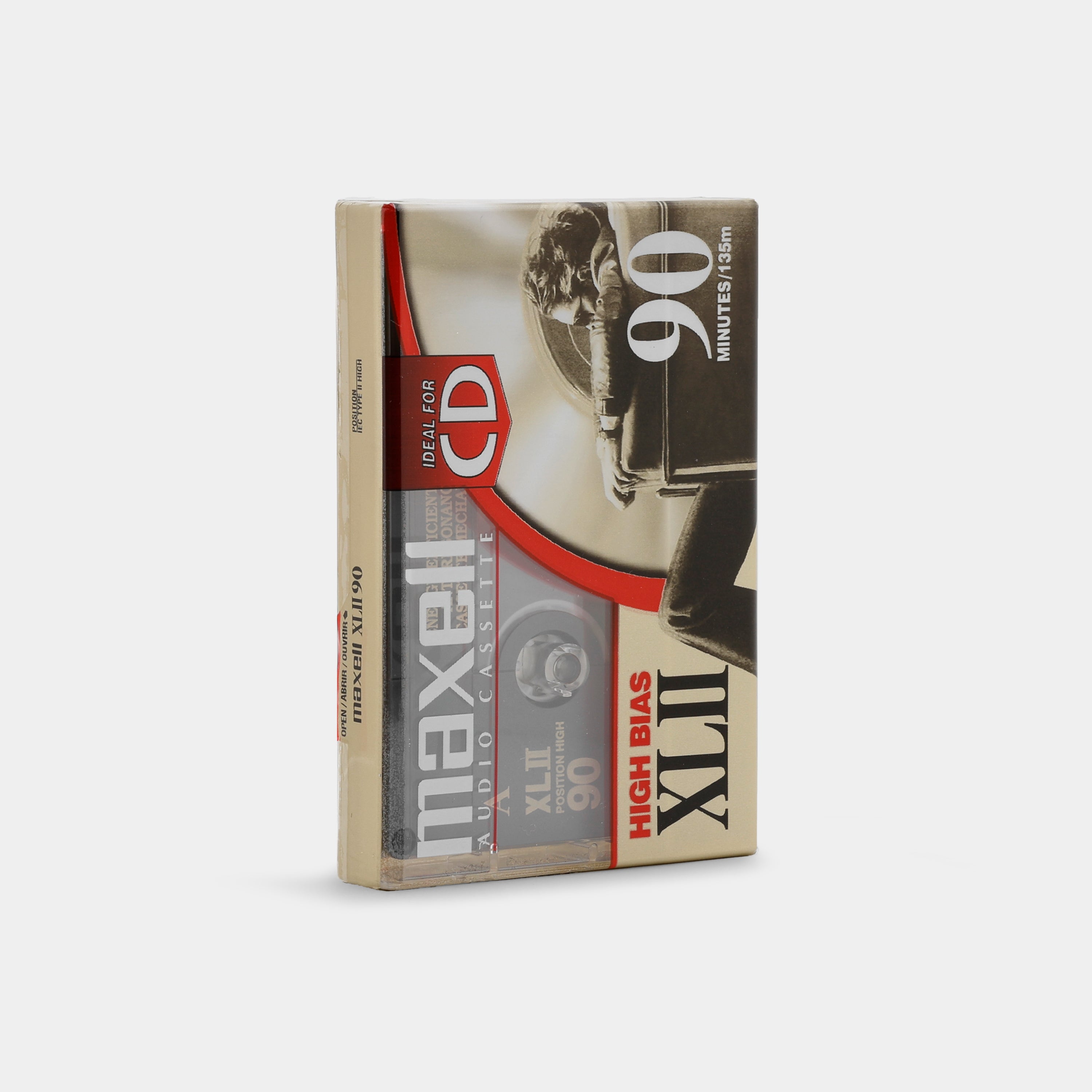 Maxell XLII 90 Type II 90 Min Blank Cassette Tape