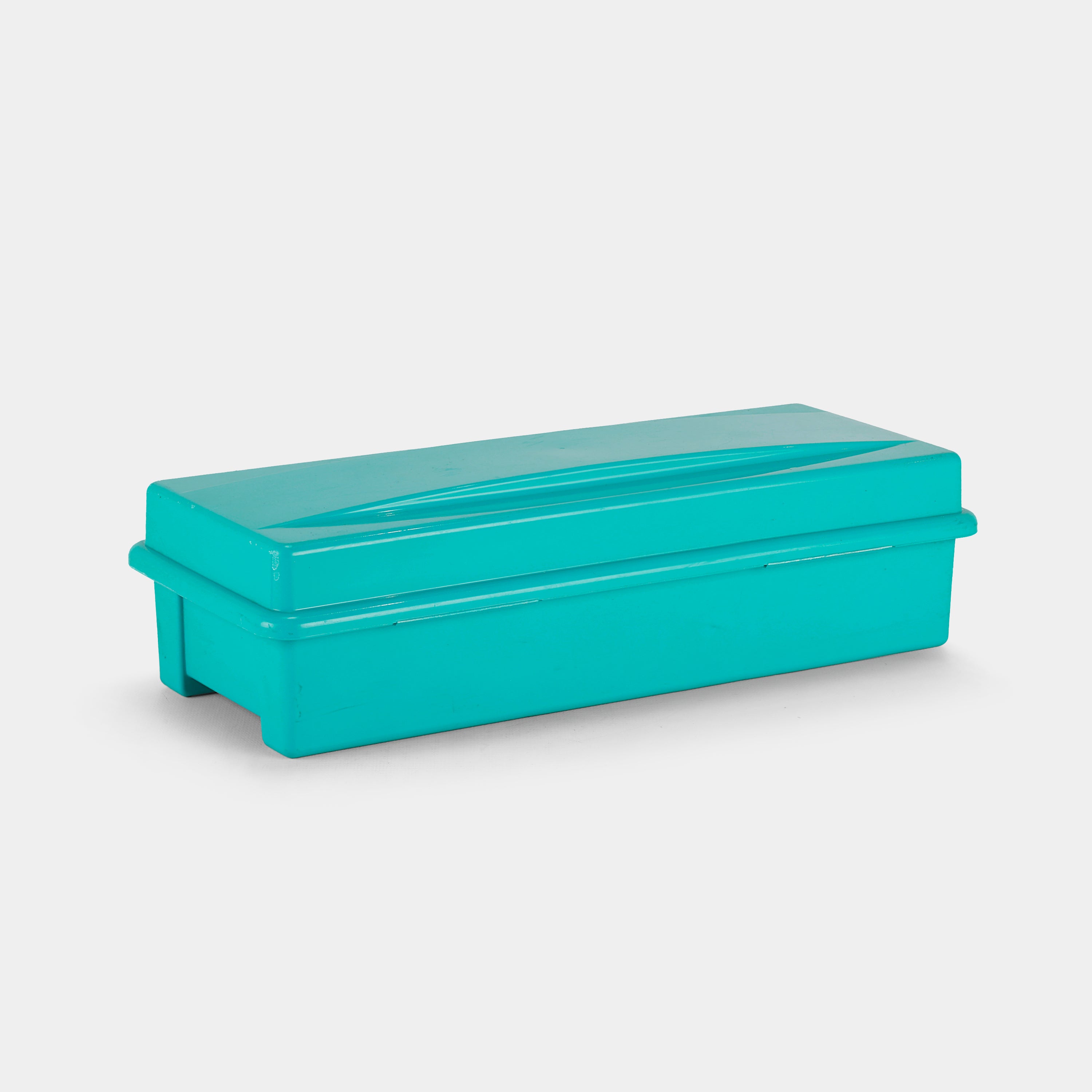 Alpha Teal Cassette Tape Storage Case