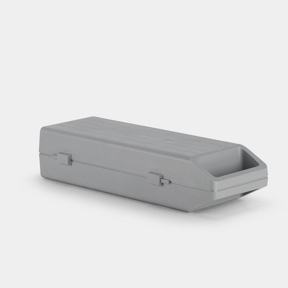 Grey Cassette Tape Storage Carrying Case