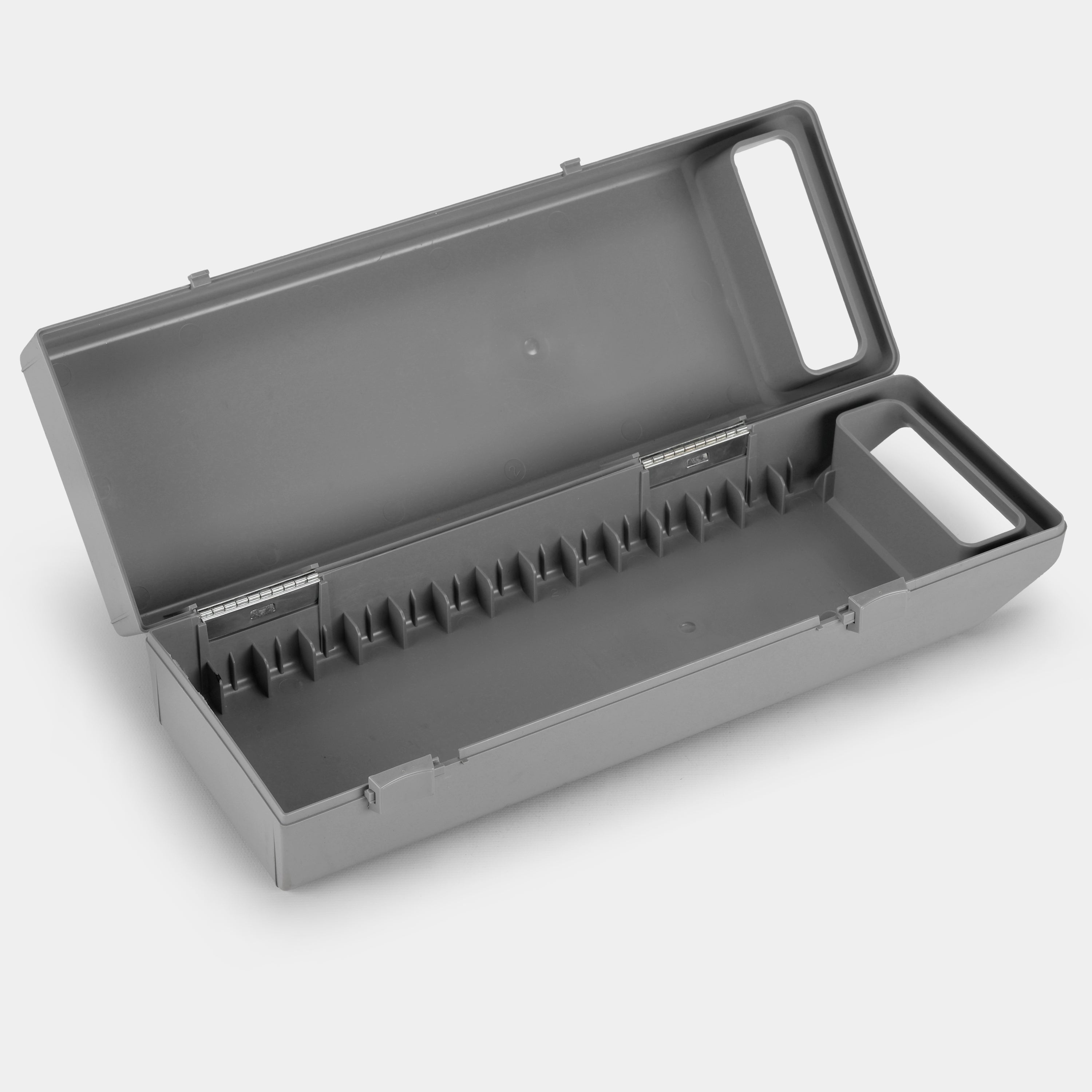 Grey Cassette Tape Storage Carrying Case