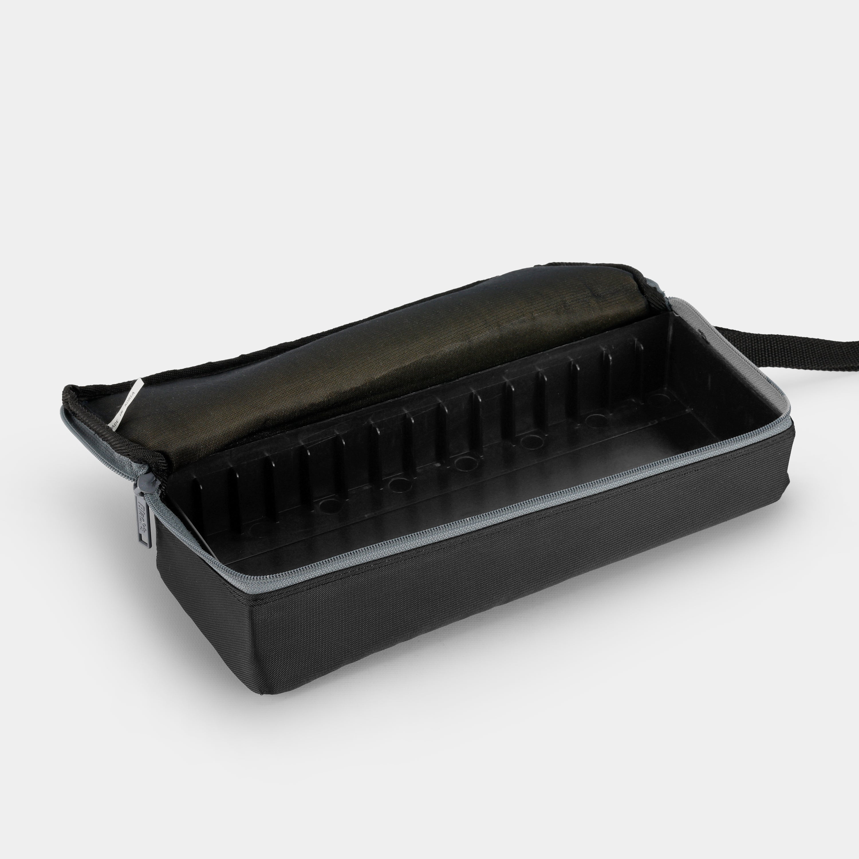 Black Fabric Cassette Storage Case