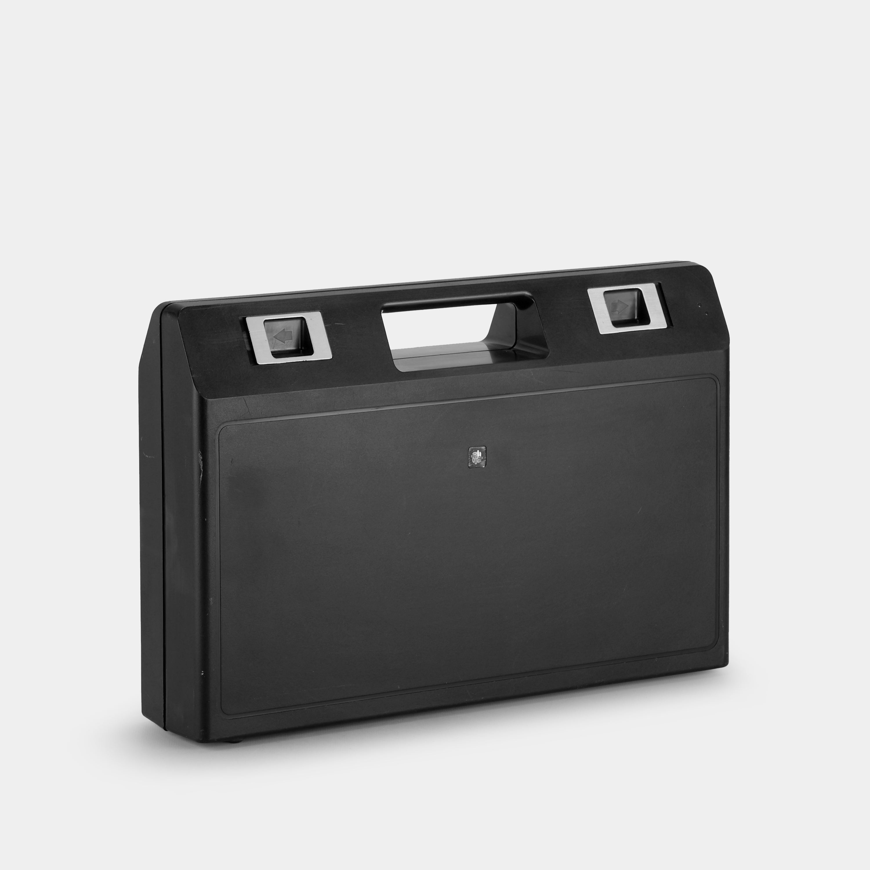 Black and Silver Cassette Storage Carrying Case