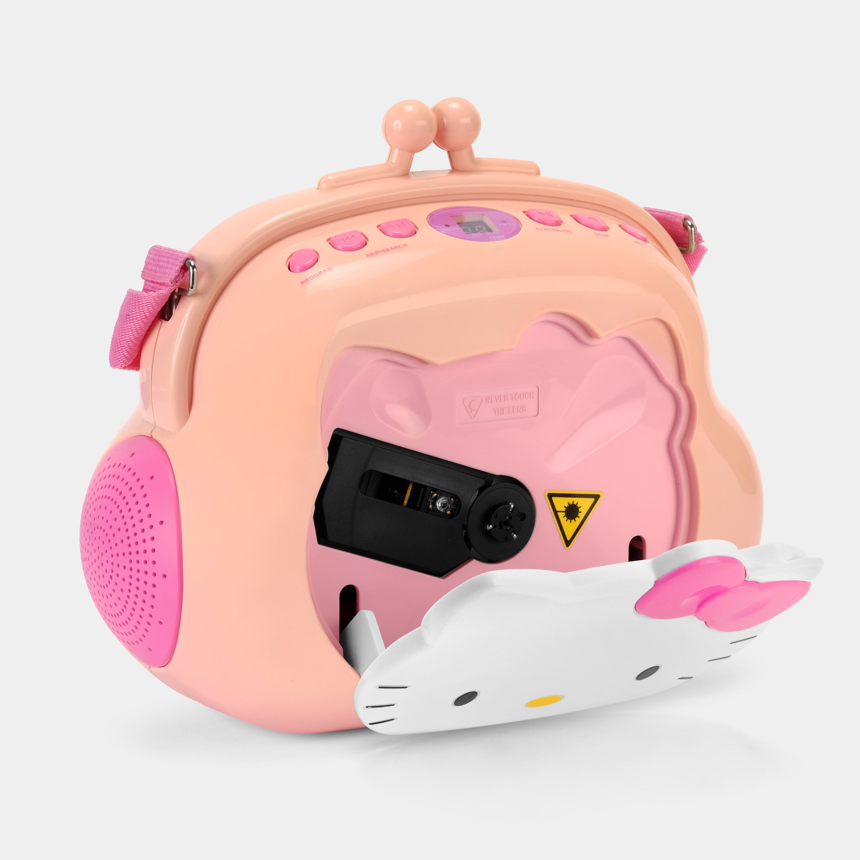 Hello Kitty KT2027 Pink Purse CD Player Boombox
