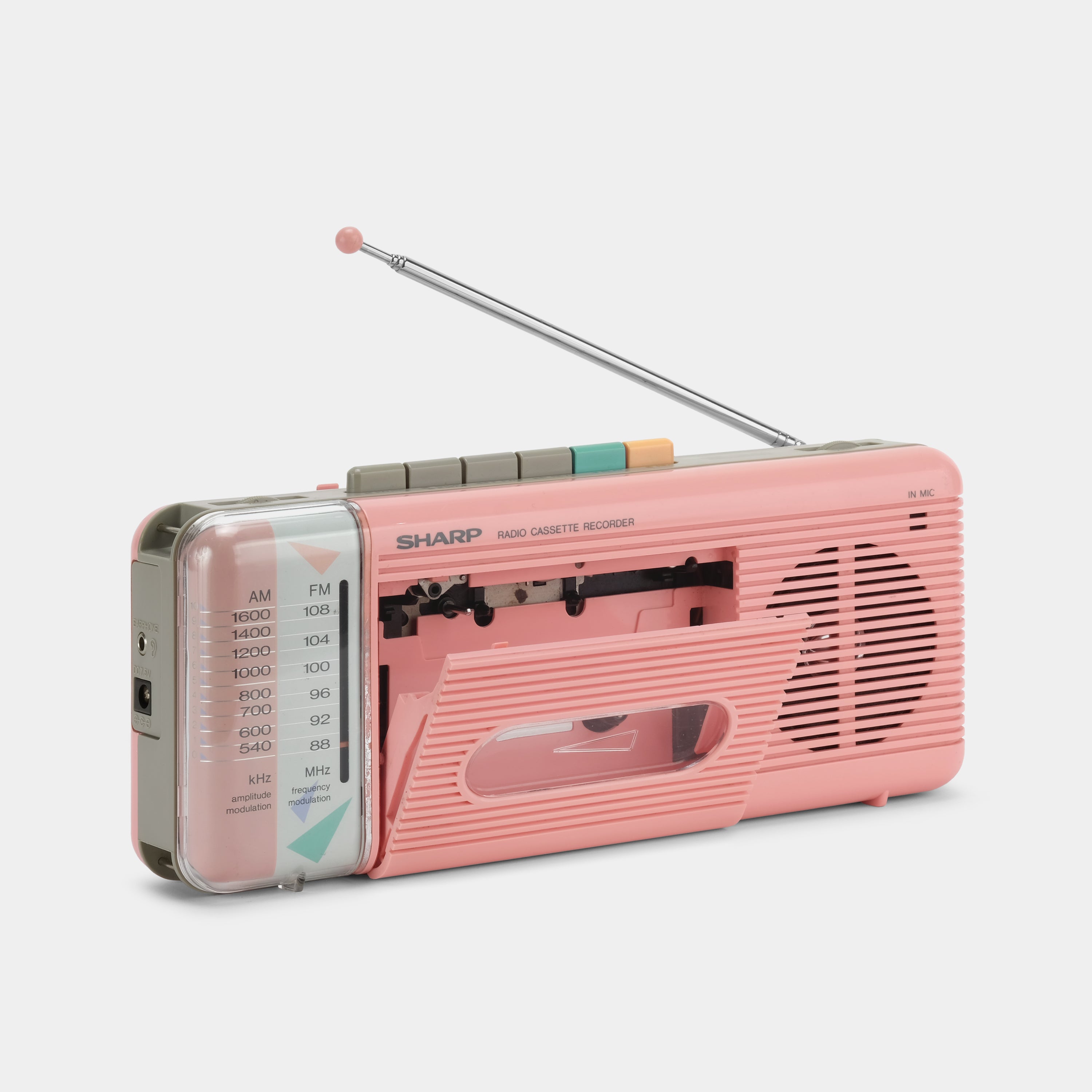 Sharp QT-5(P) AM/FM Radio Cassette Recorder