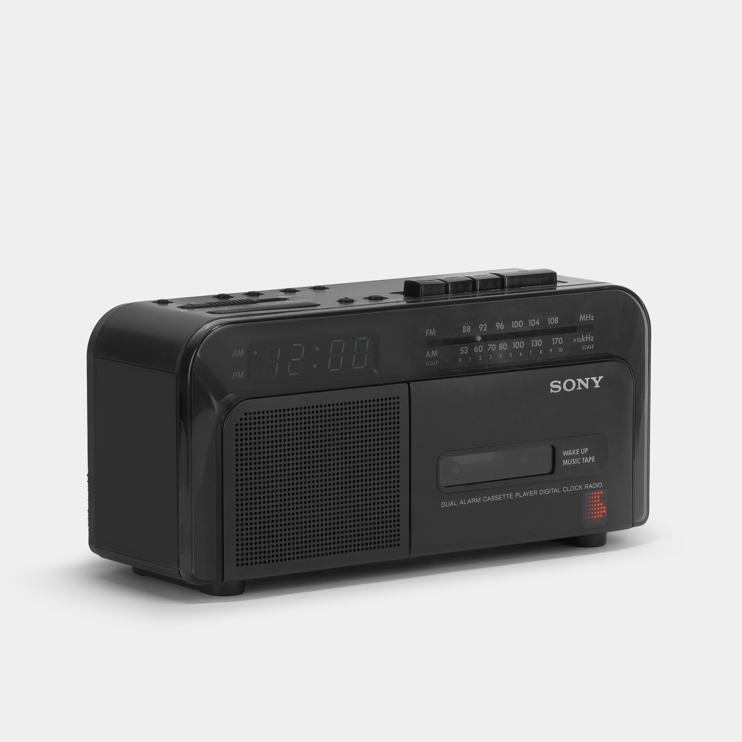 Sony Dream Machine ICF-C600 Dual Alarm Cassette Player Digital Clock Radio