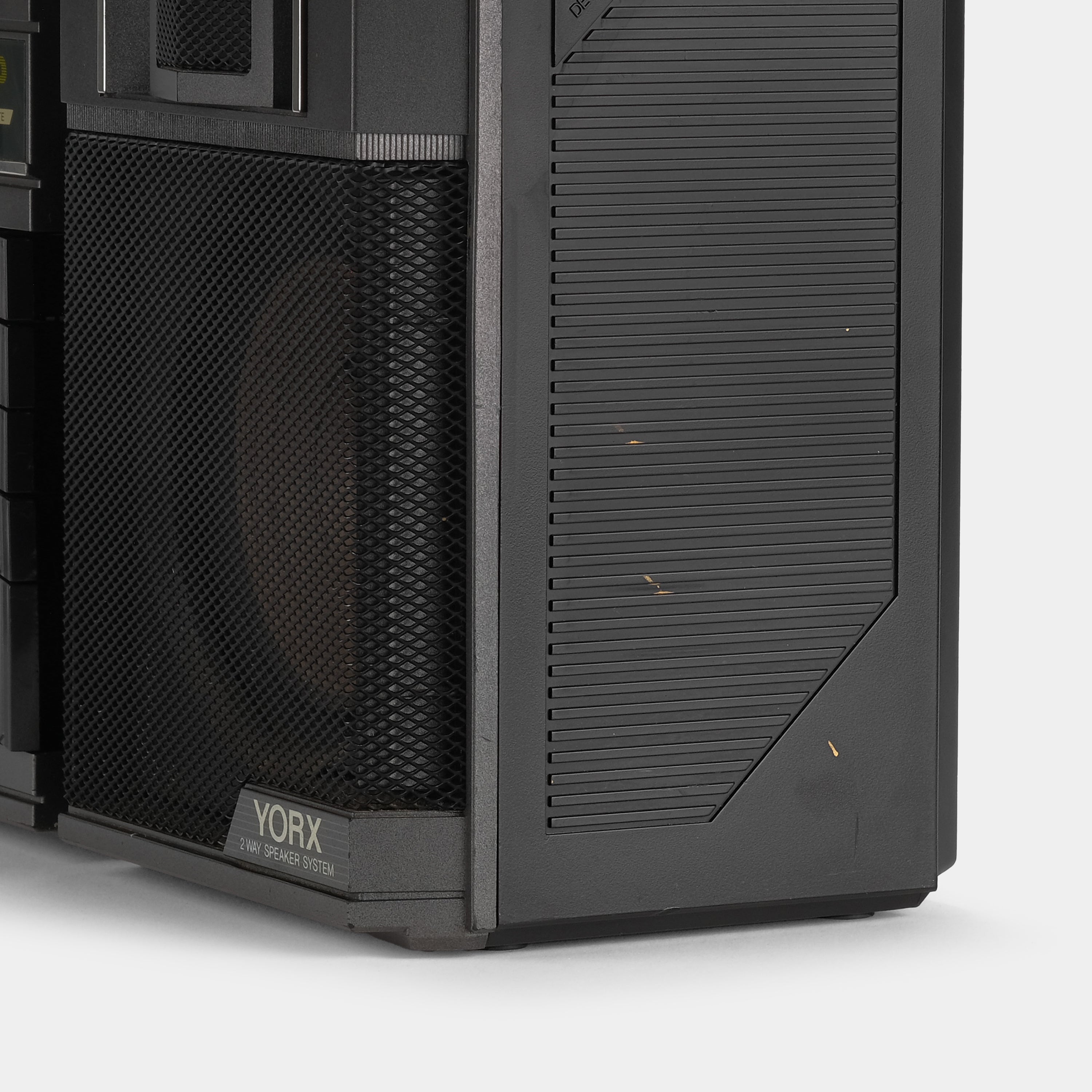 Yorx BP-1000B AM/FM Stereo Boombox Triple Cassette Recorder and