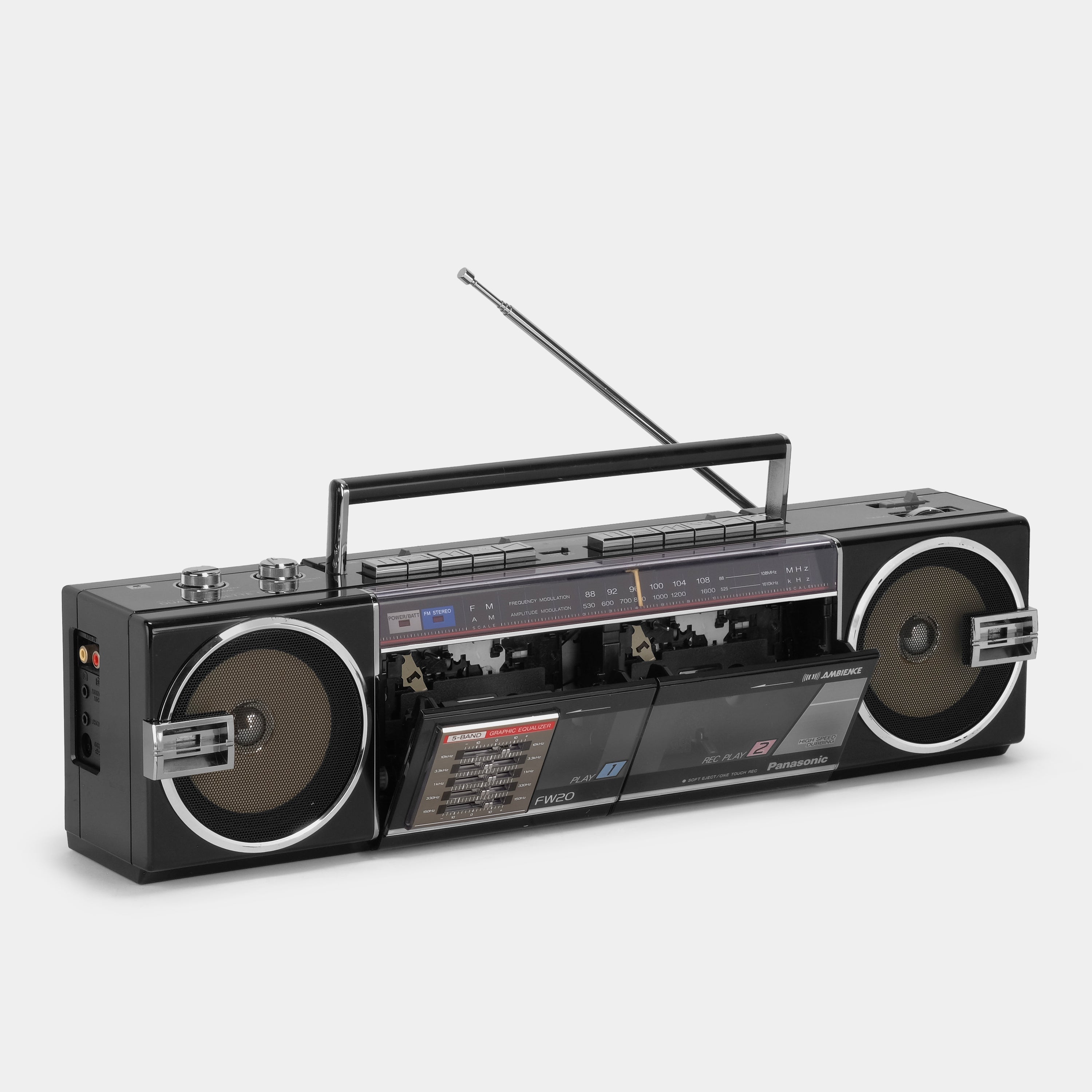 Panasonic RX-FW20 FM/AM Stereo Boombox Cassette Recorder and Player