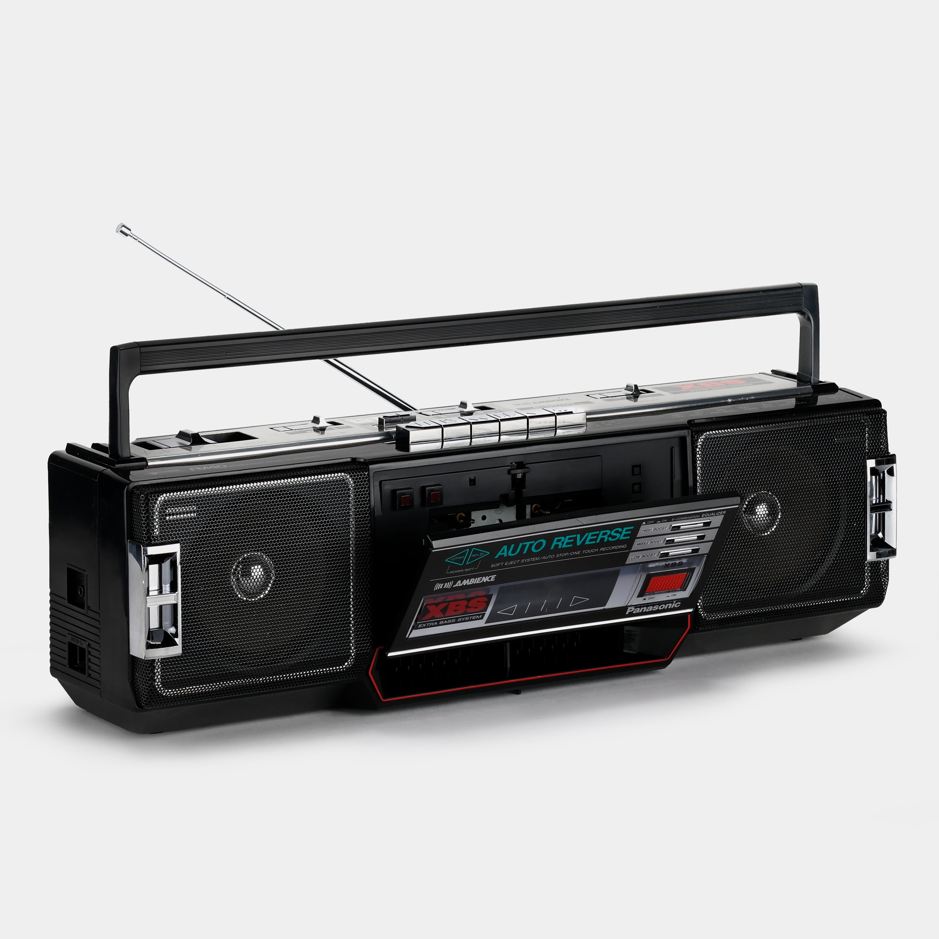 Panasonic RX-FM40 AM/FM Stereo Boombox Cassette Recorder and Player