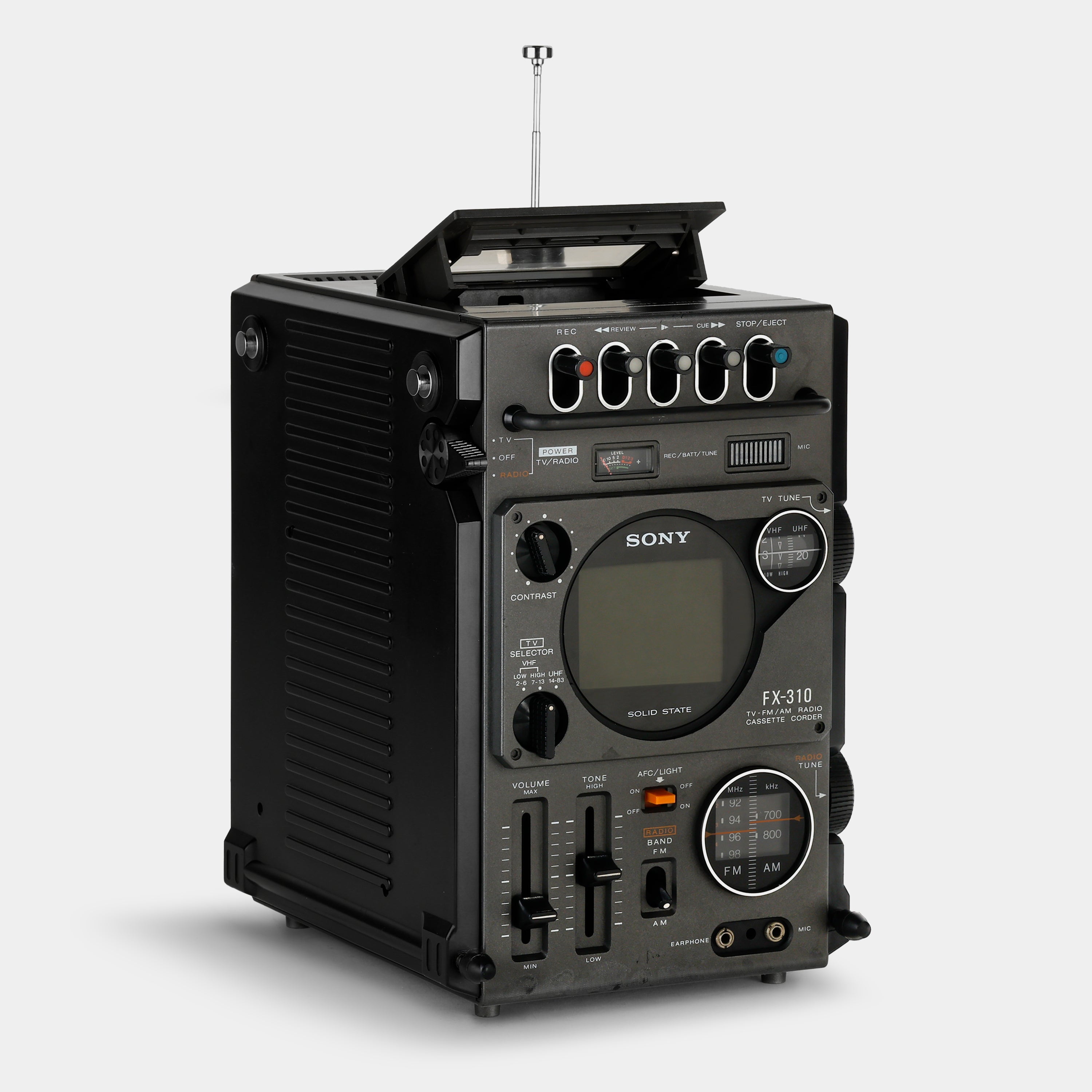 Sony FX-310 TV with AM/FM Radio and Cassette Recorder