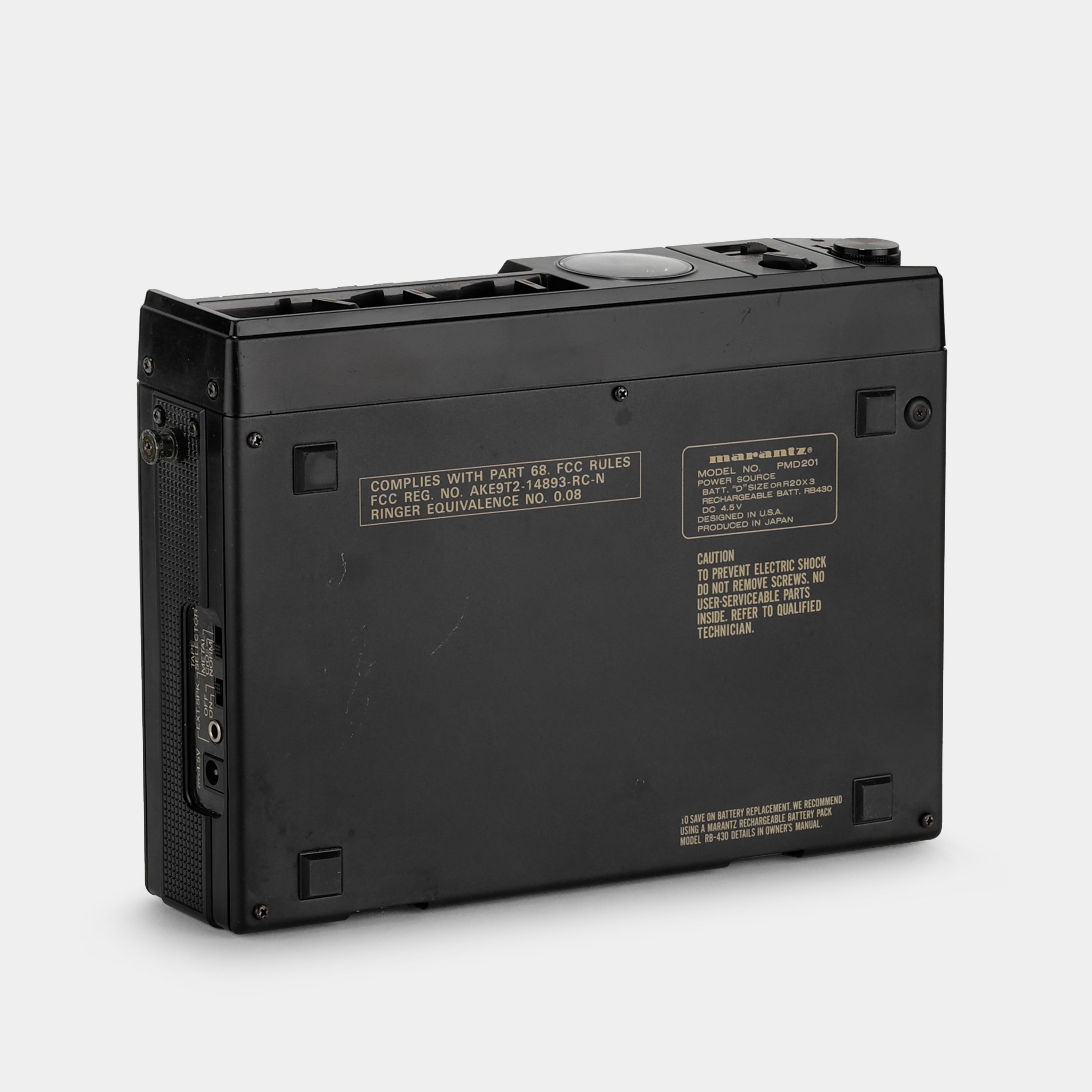 Marantz PMD201 Personal Recorder Cassette Player