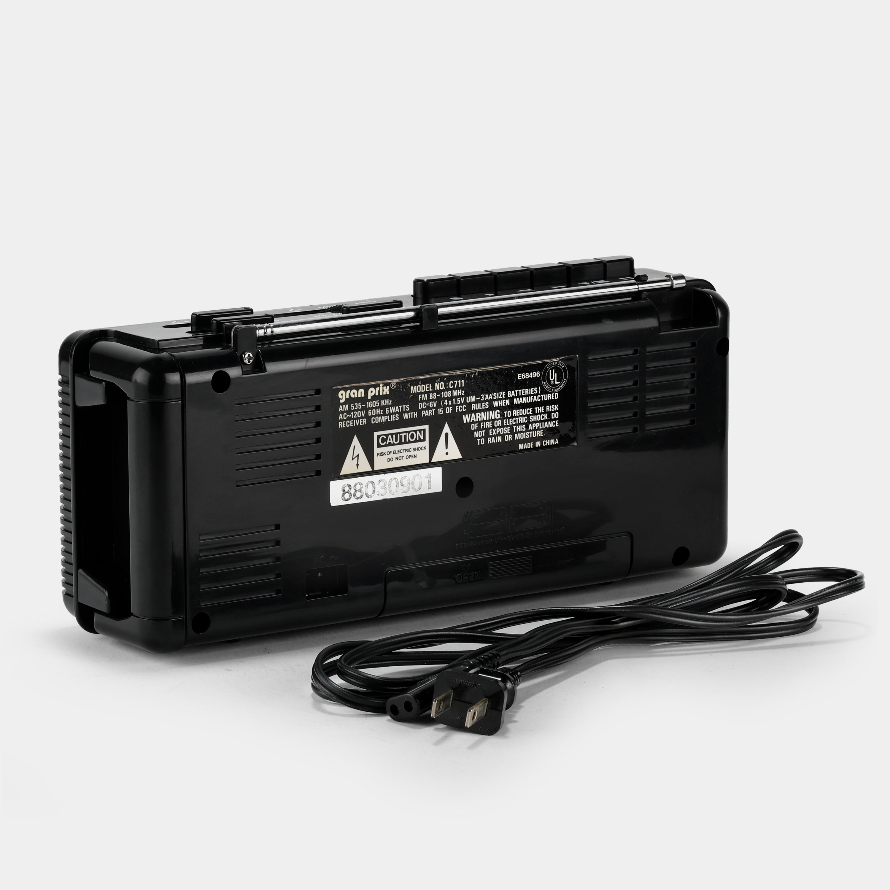 Gran Prix Model No C711 Cassette Player Boombox