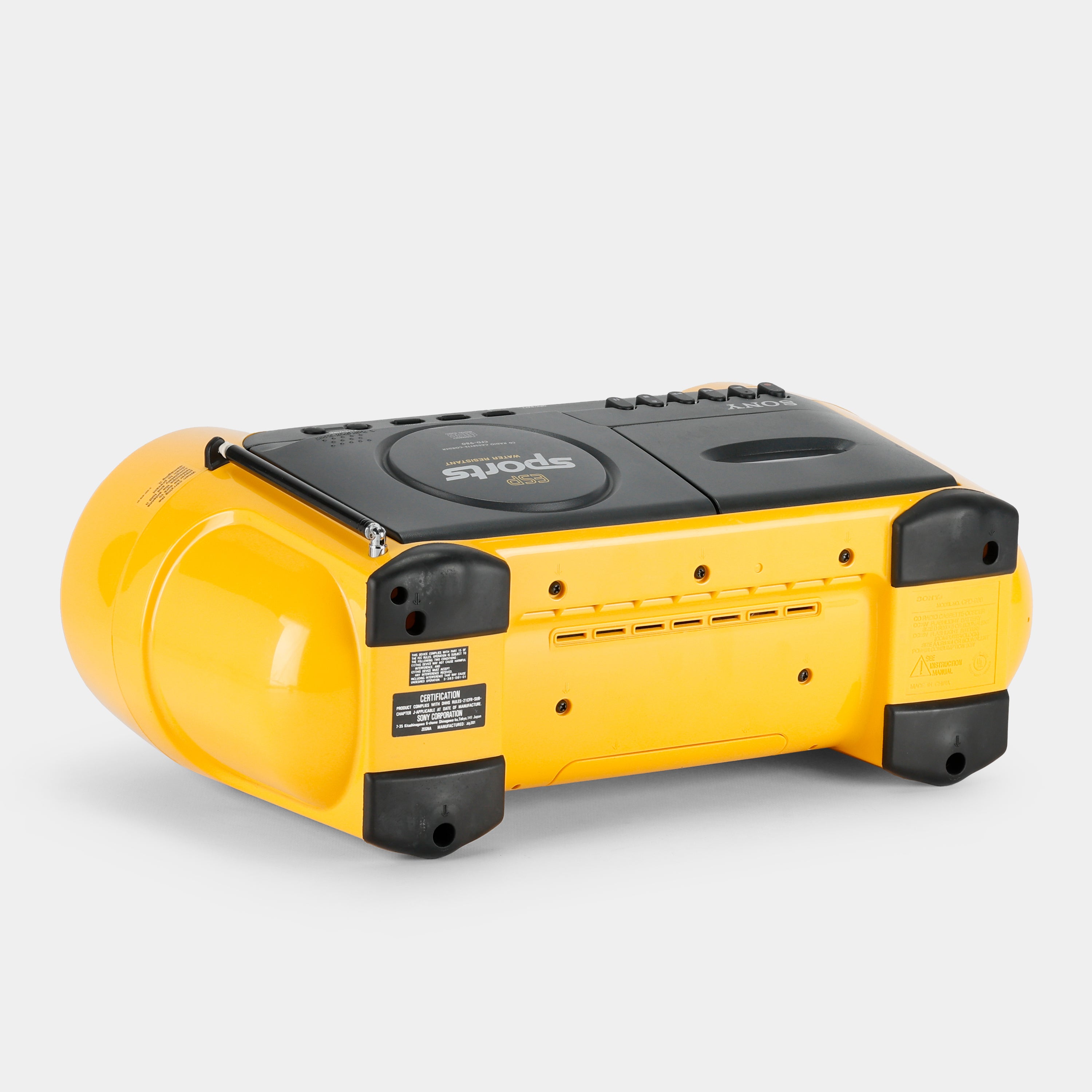 Sony Sports CFD-980 AM/FM Boombox CD/Cassette-Corder and Player