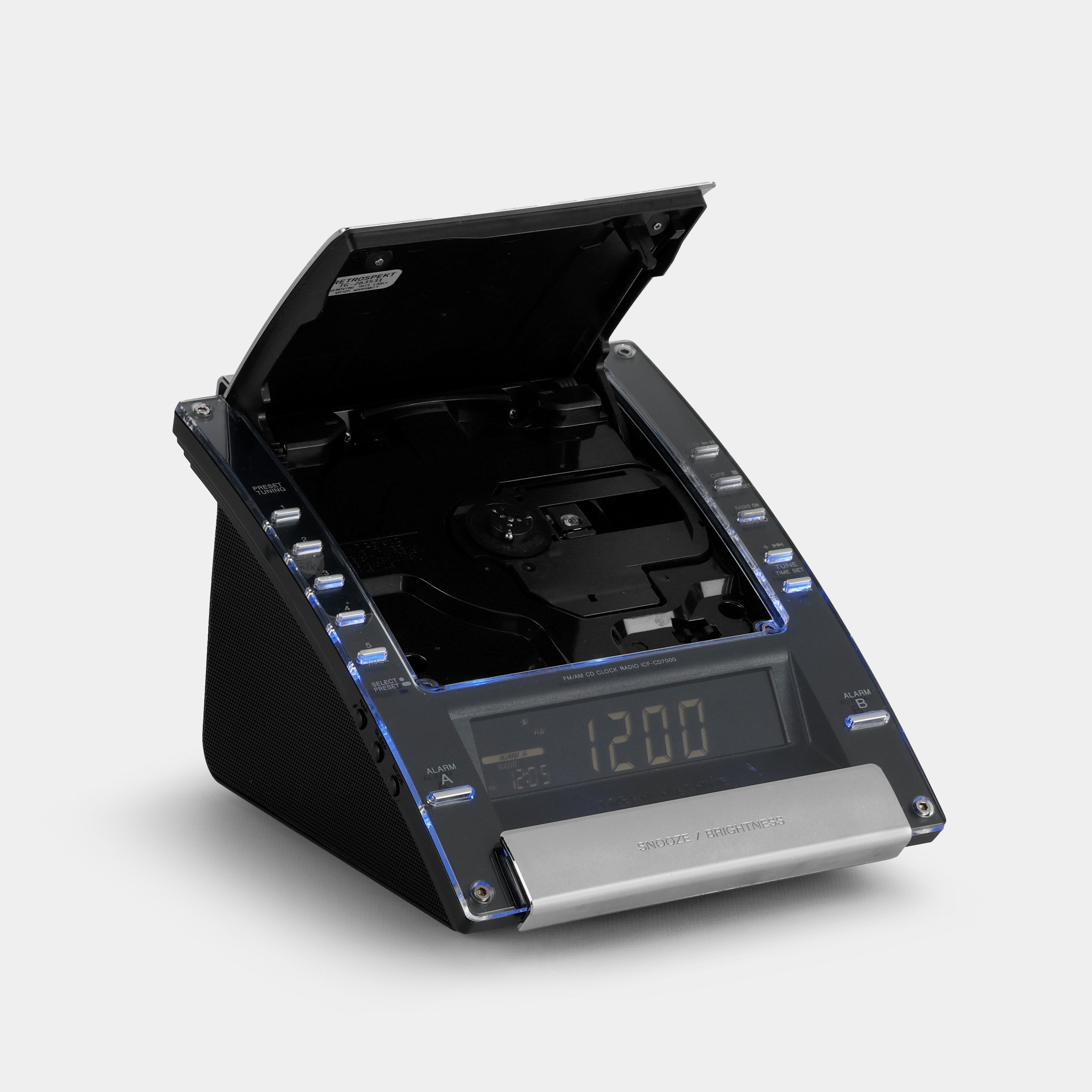 Sony ICF-CD7000 Alarm Clock Radio and CD Player