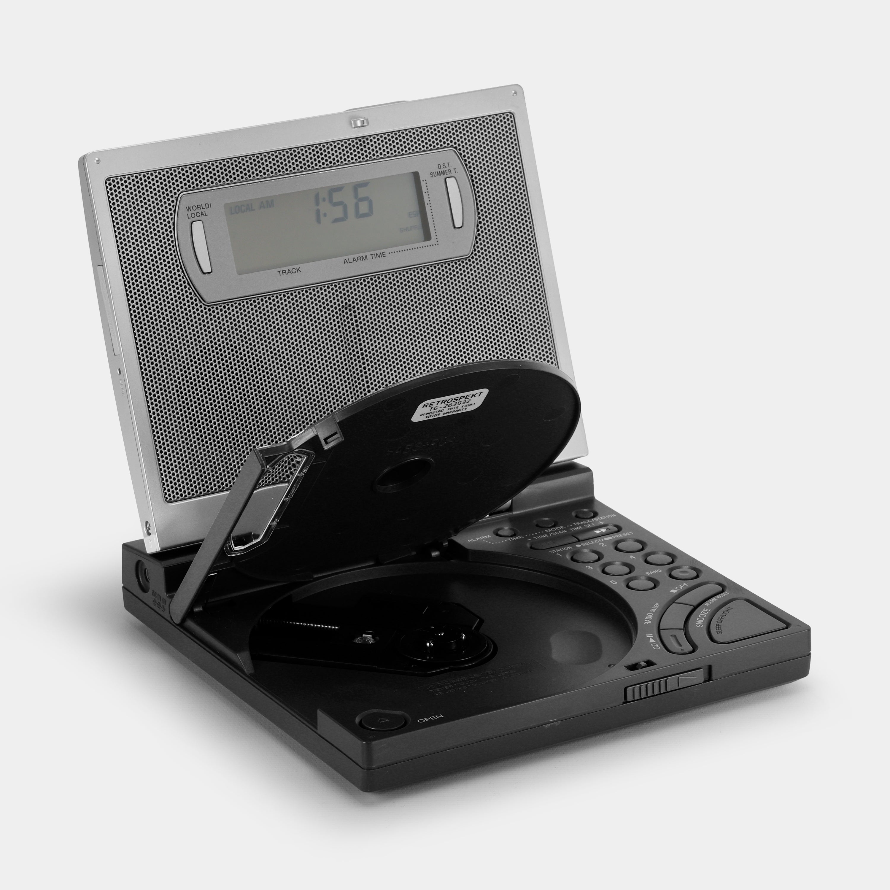 Sony ICF-CD2000 Portable Alarm Clock Radio and CD Player