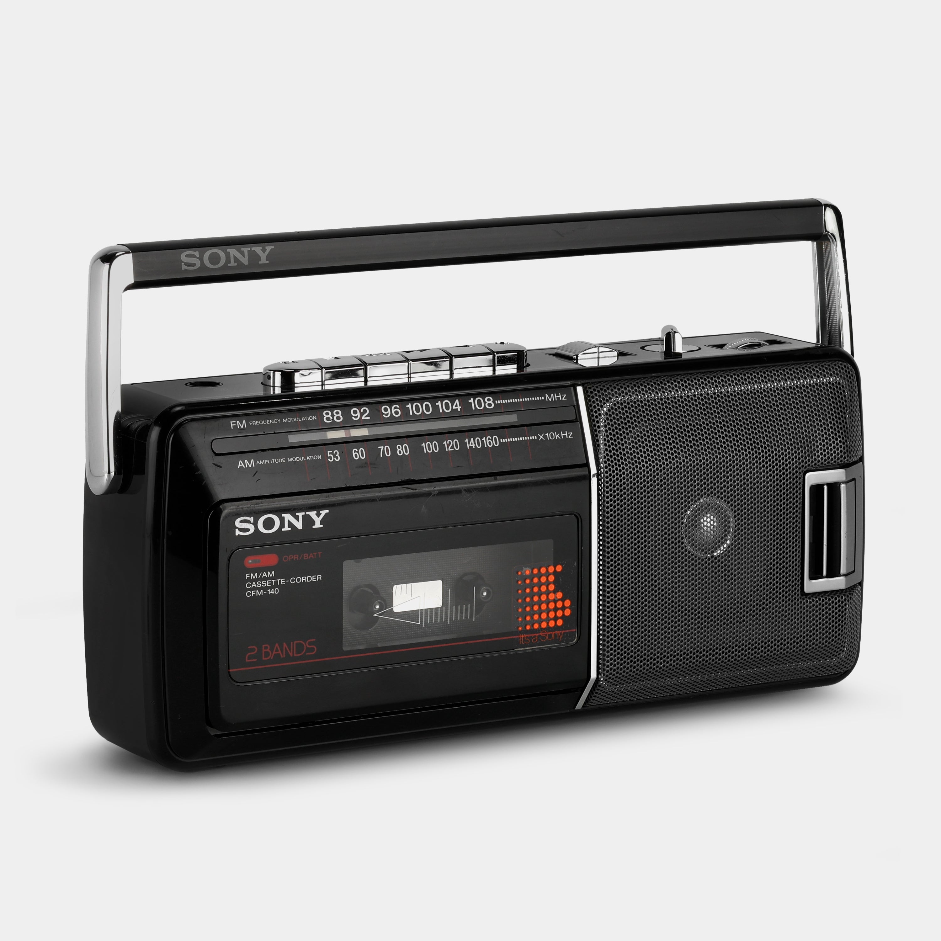 Sony CFM-140 Radio Boombox Cassette Recorder and Player