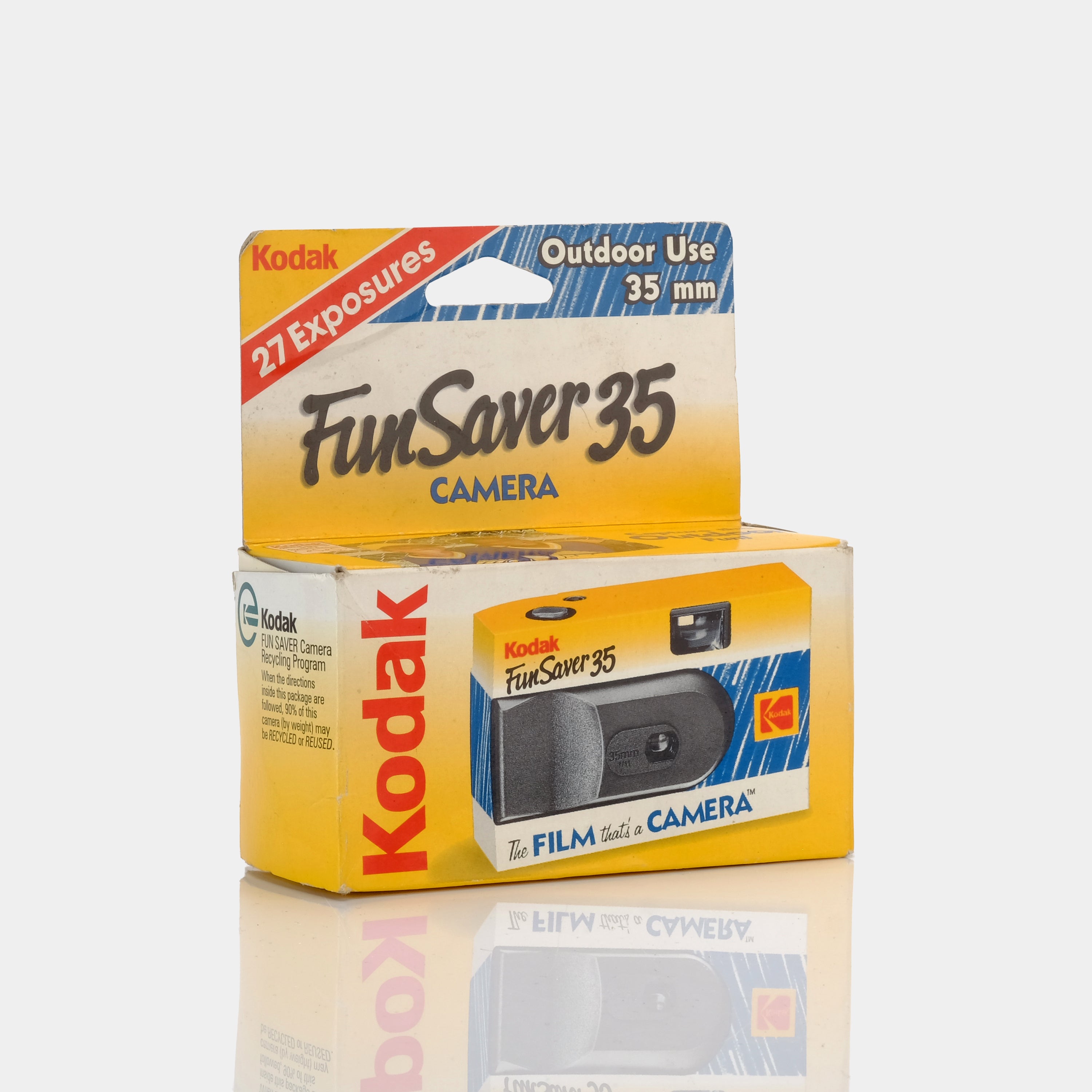 Expired Kodak FunSaver 35 Disposable 35mm Film Camera