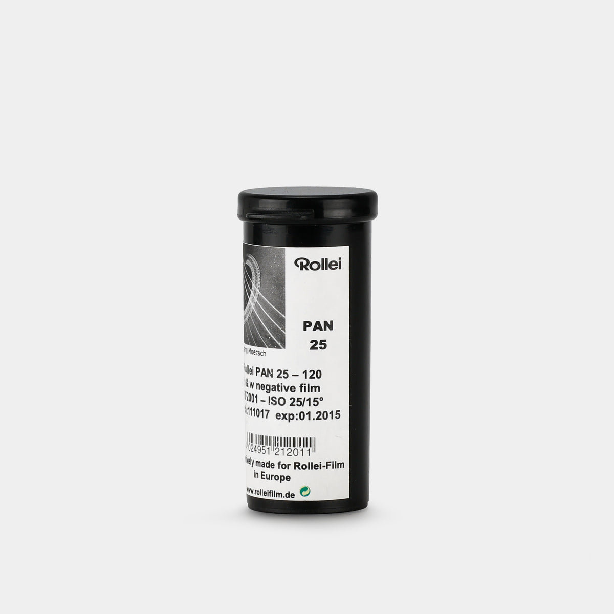 Expired Rollei Pan 25 B&W 120 Film (Expiration 2015-01)