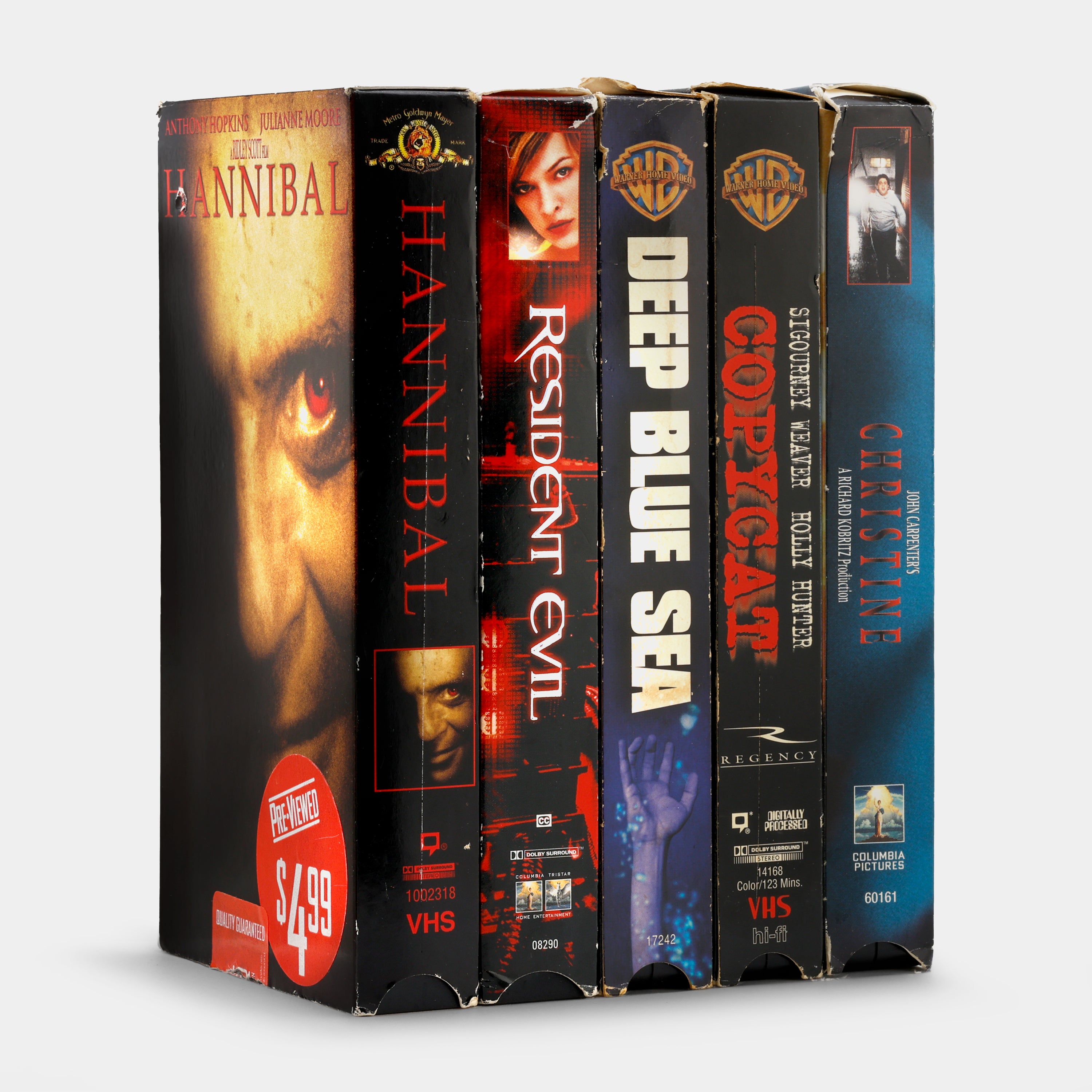 Mystery Bundle: Lot of 5 Miscellaneous VHS Tapes (B-Grade)