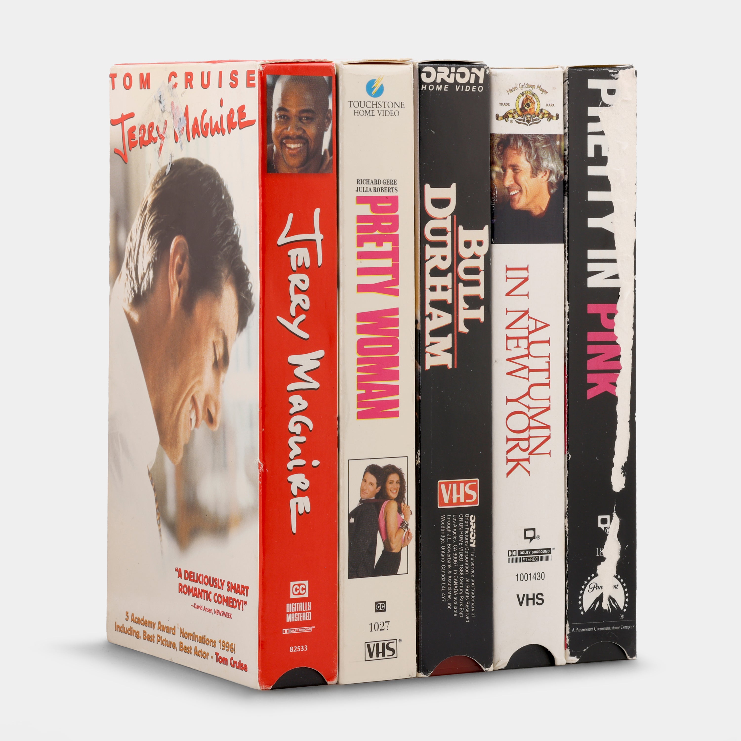 Mystery Bundle: Lot of 5 Miscellaneous VHS Tapes (B-Grade)