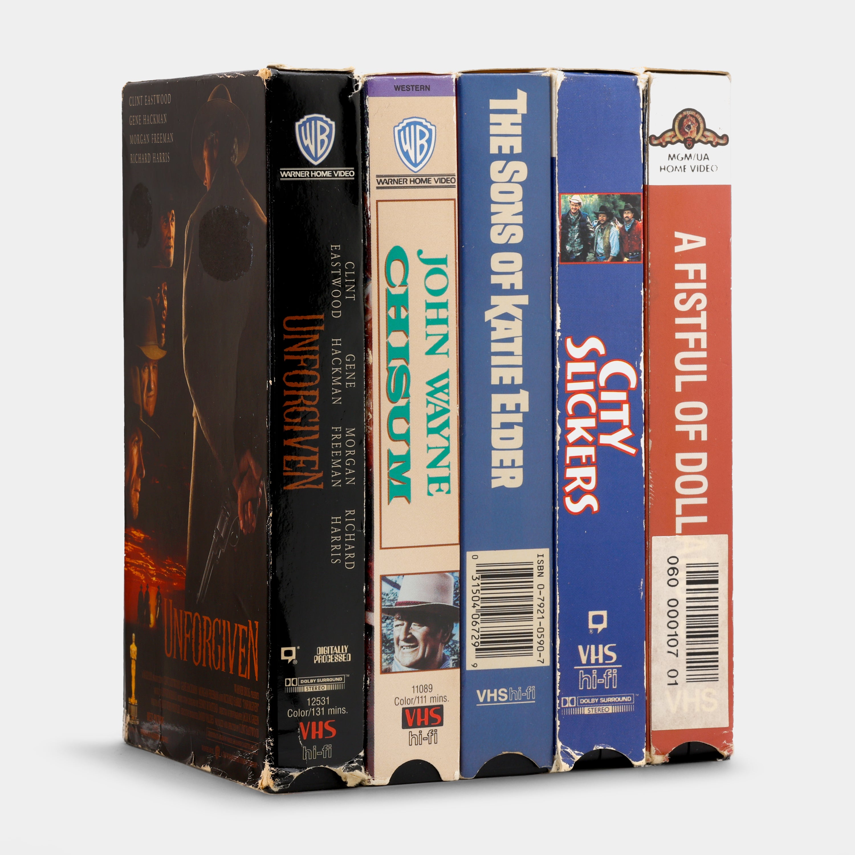 Mystery Bundle: Lot of 5 Miscellaneous VHS Tapes (B-Grade)