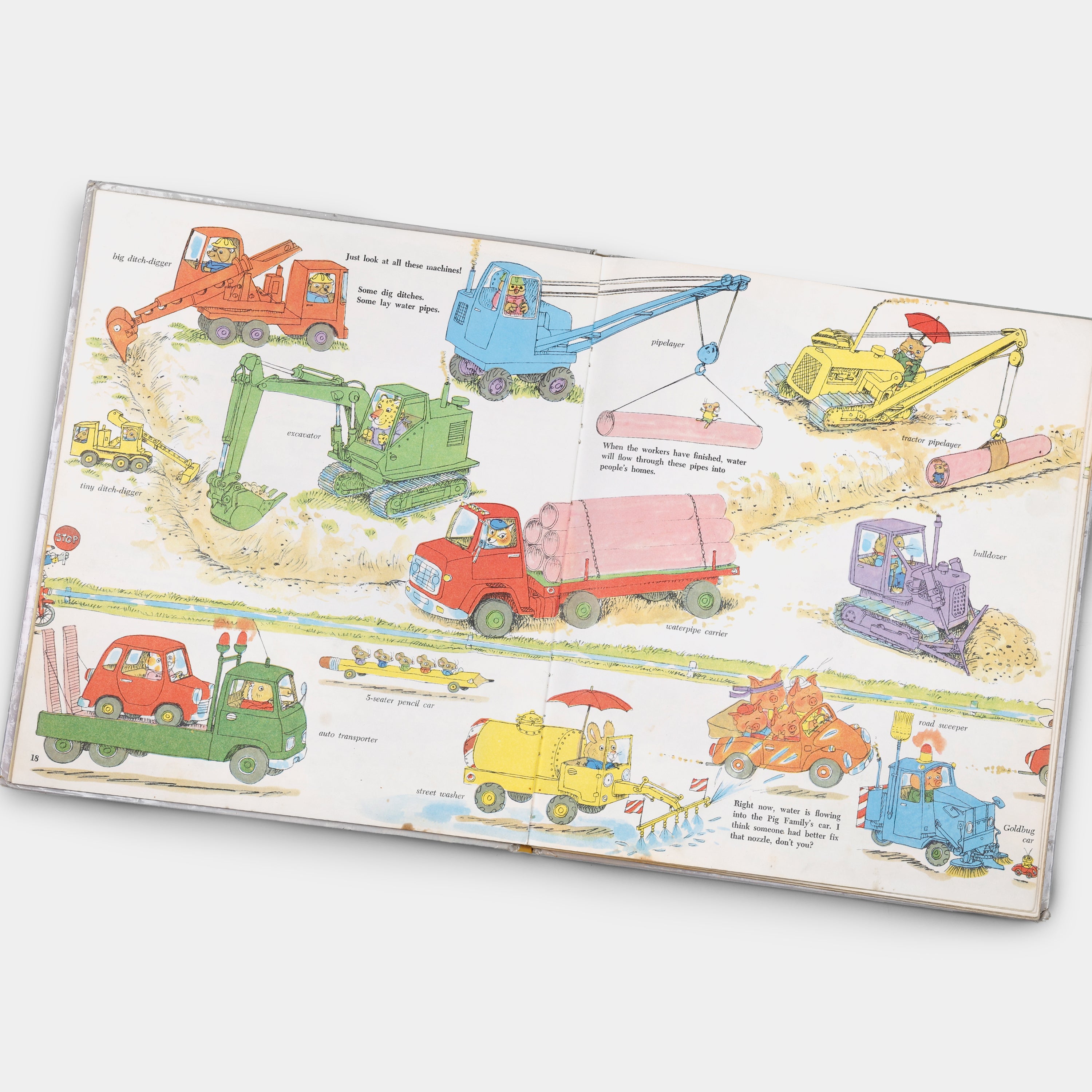 Richard Scarry's Cars and Trucks and Things That Go Book