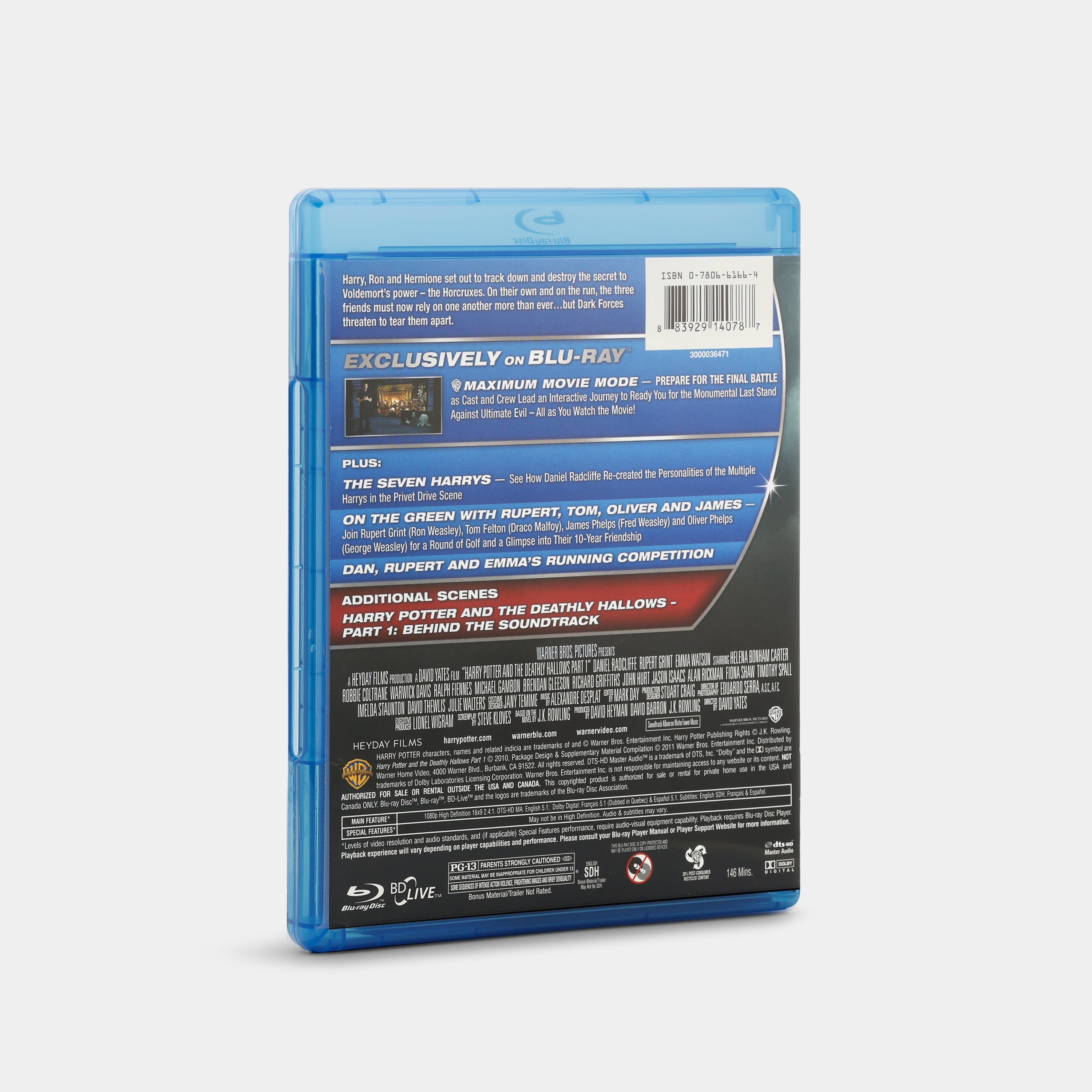 Harry Potter and the Deathly Hallows: Part 1 Blu-Ray + DVD