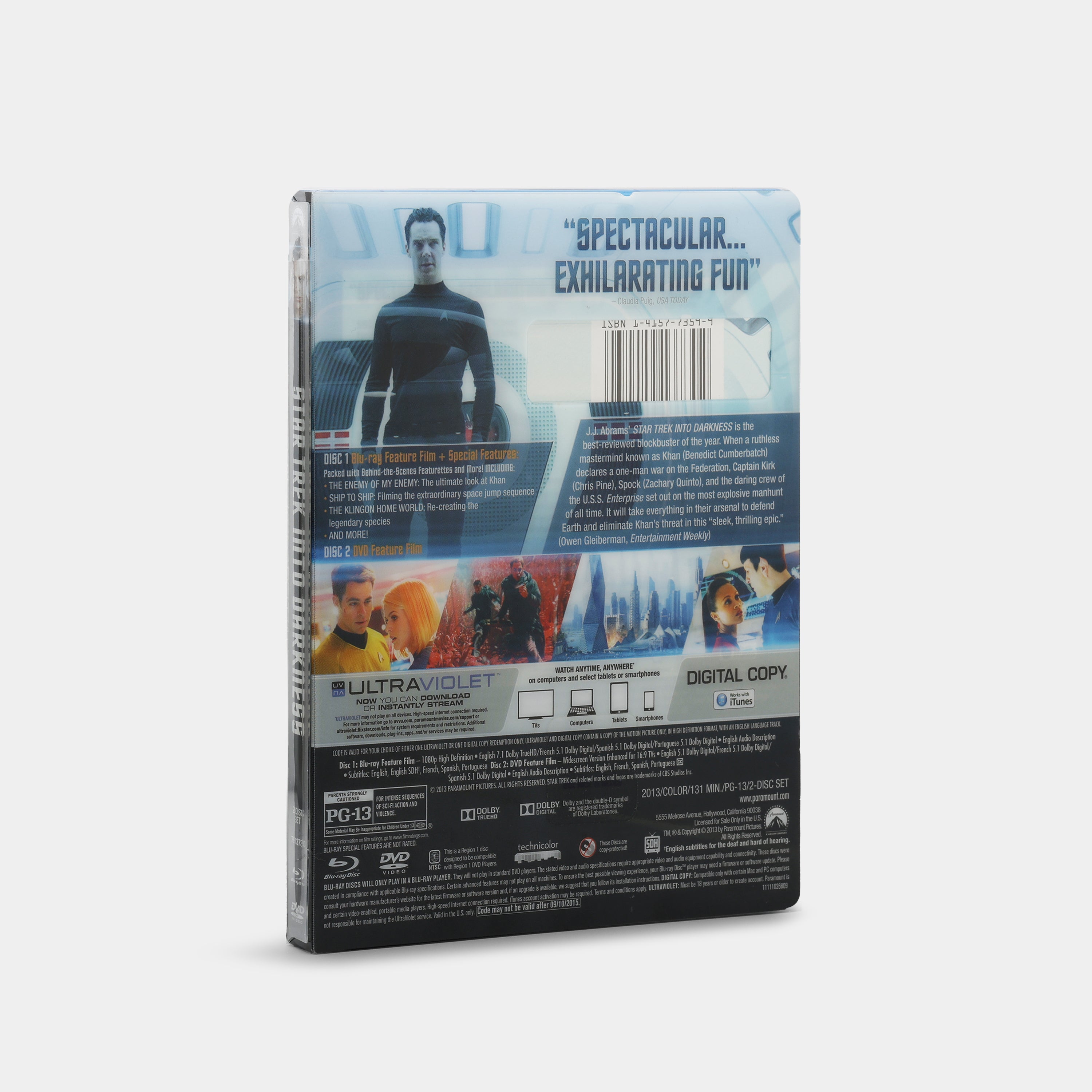 Star Trek Into Darkness Blu-Ray + DVD – Retrospekt