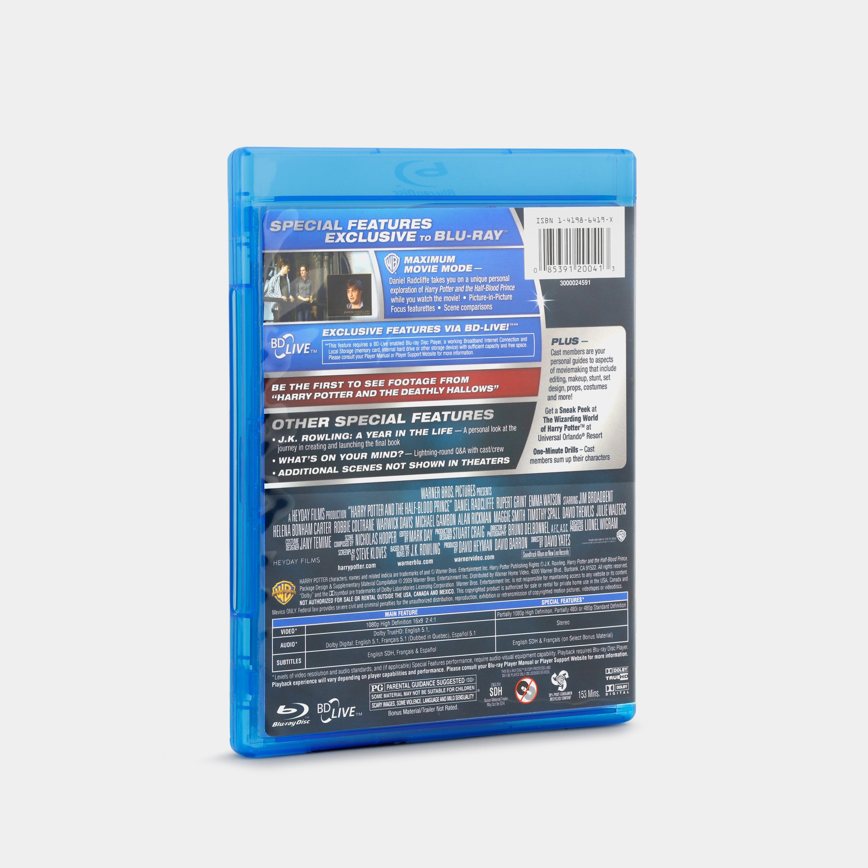 Harry Potter and the Half-Blood Prince Blu-Ray