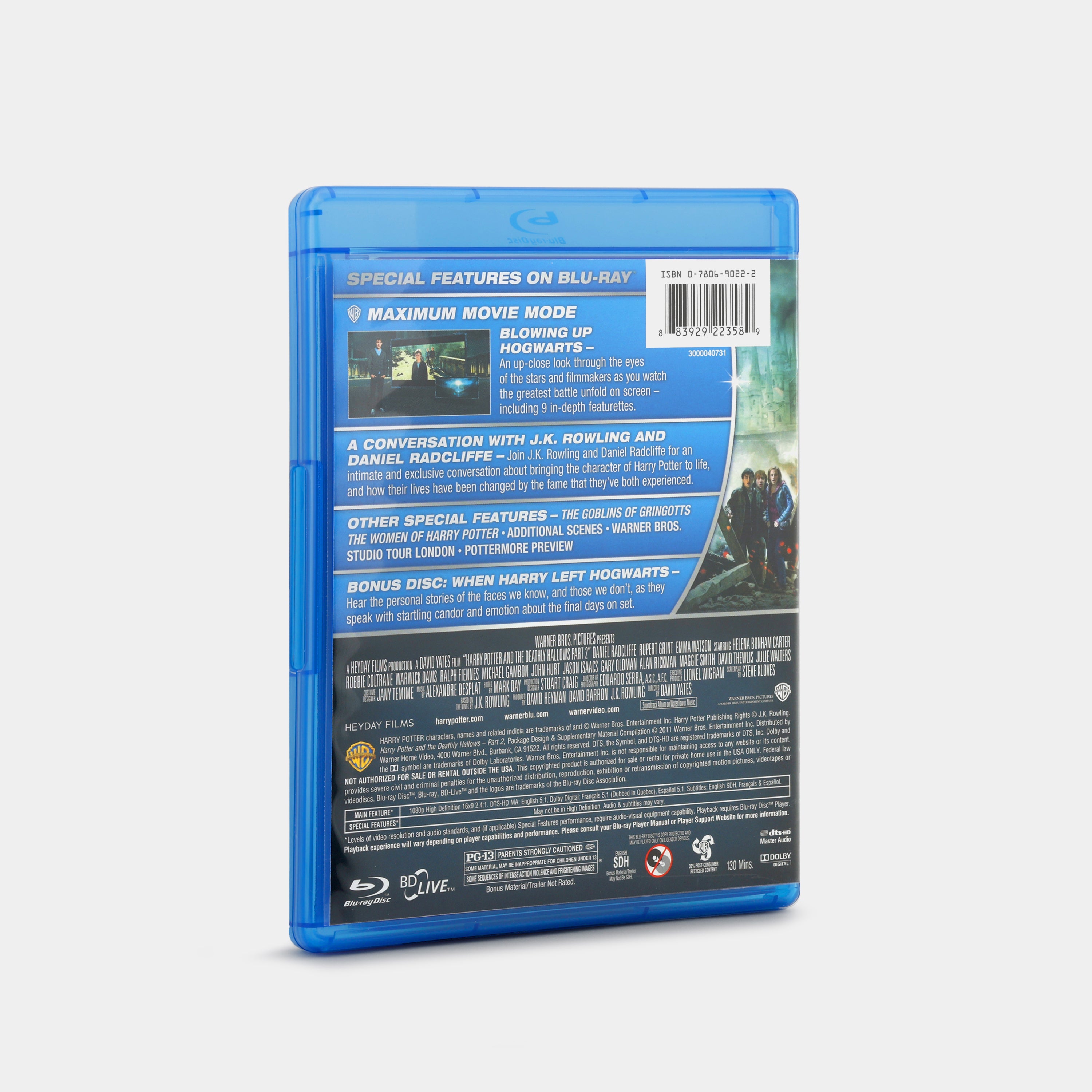 Harry Potter and the Deathly Hallows: Part 2 Blu-Ray + DVD + Digital Copy