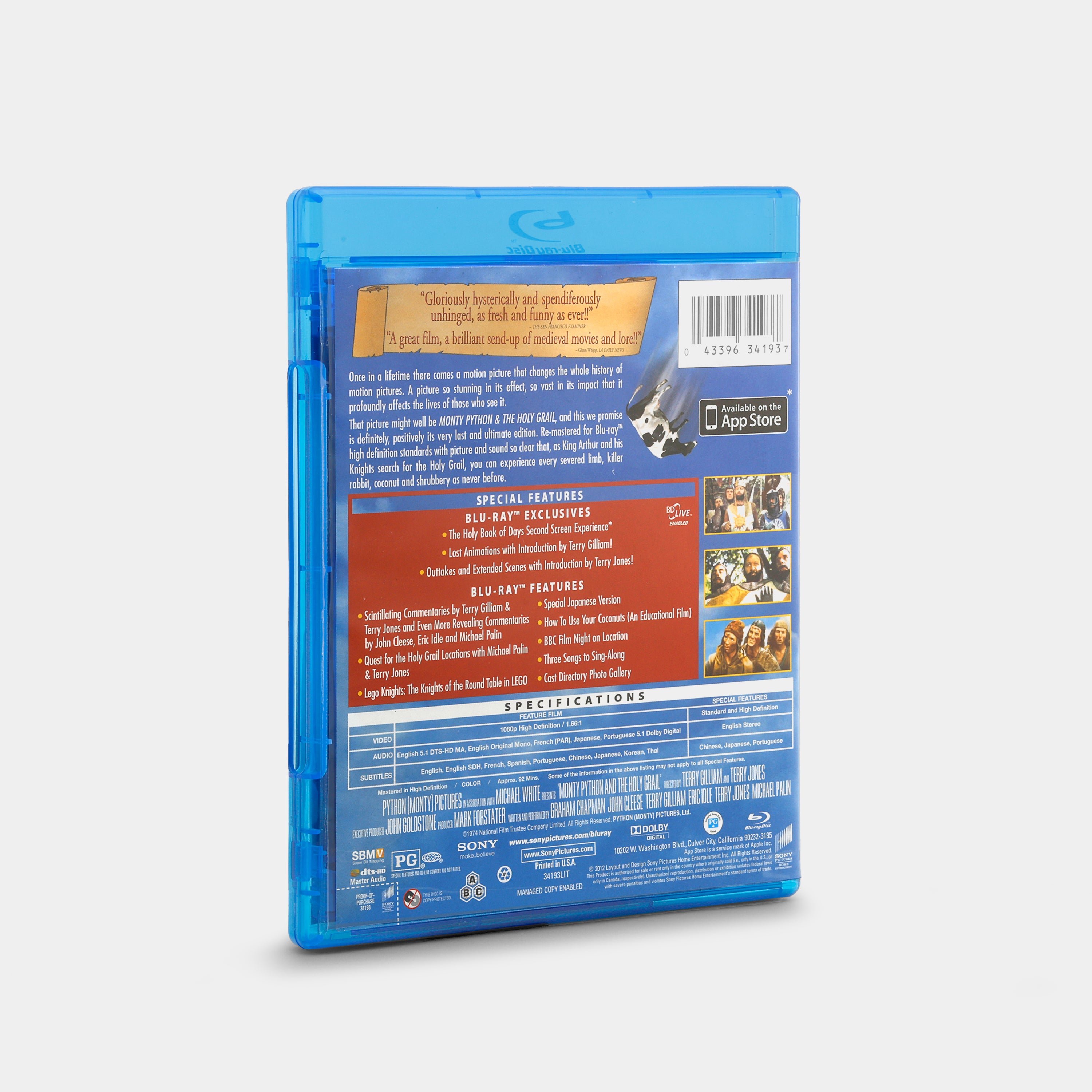 Monty Python and the Holy Grail Blu-Ray