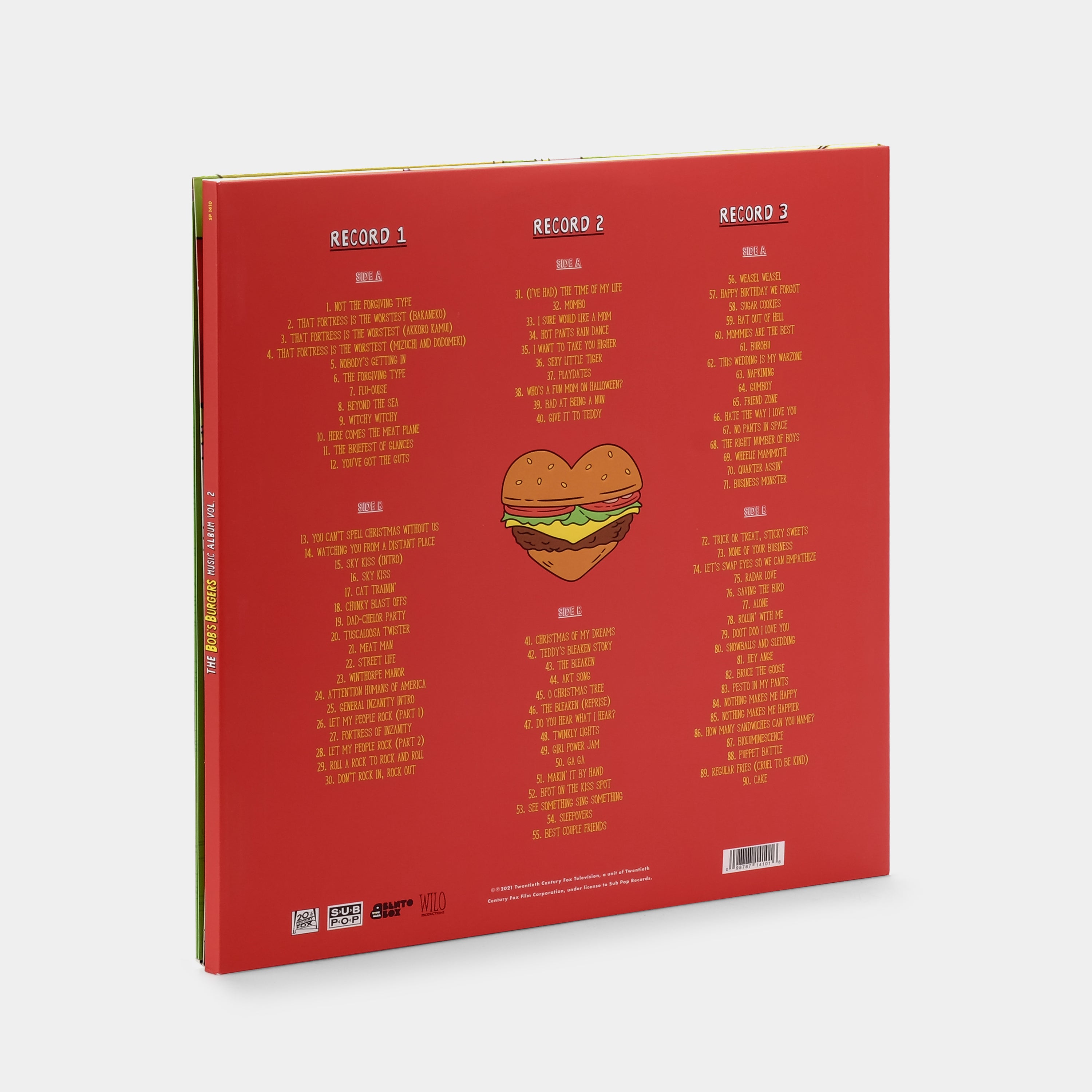 Bob's Burgers - The Bob's Burgers Music Album (Vol. 2) 3xLP Vinyl Record