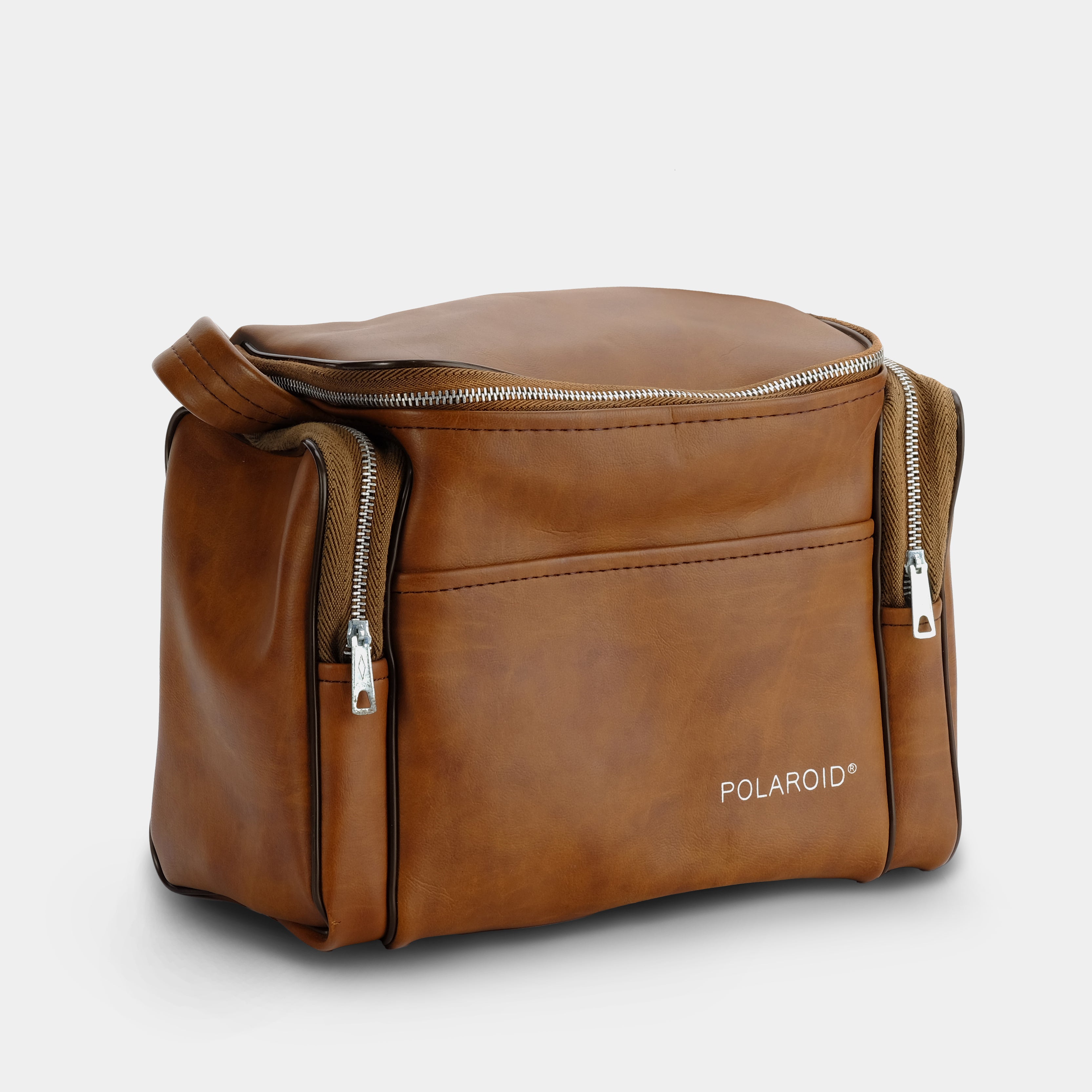 Polaroid Brown Faux Leather Instant Camera Bag