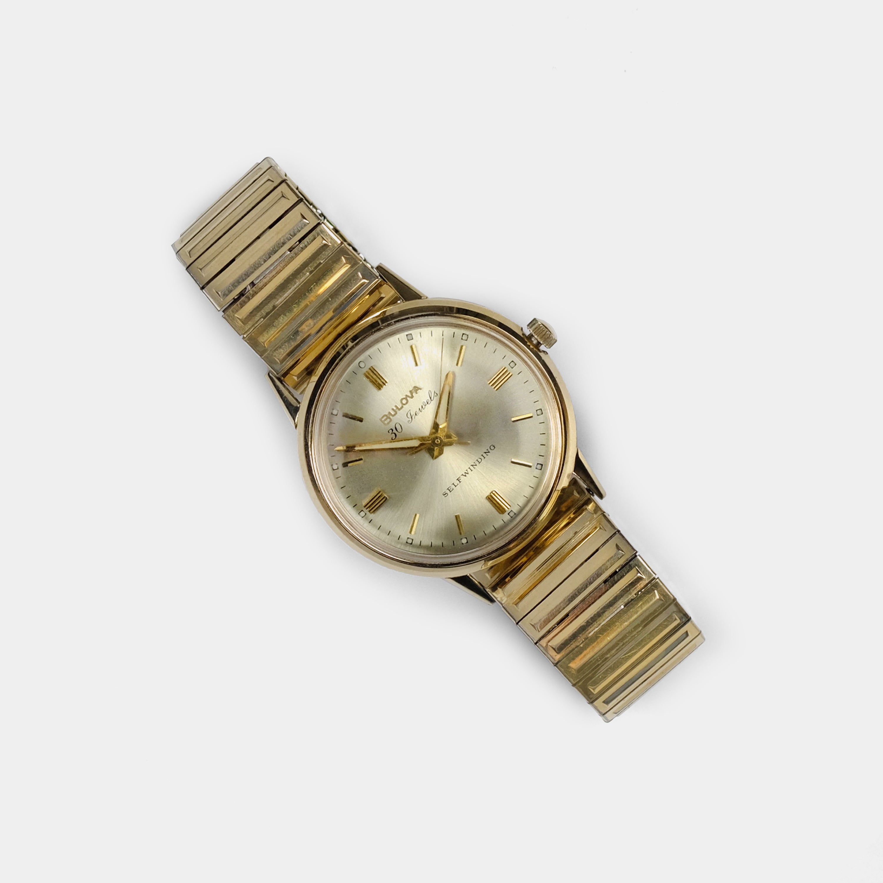 Bulova Self-Winding Automatic Gold-Plated Circa 1967 Wristwatch