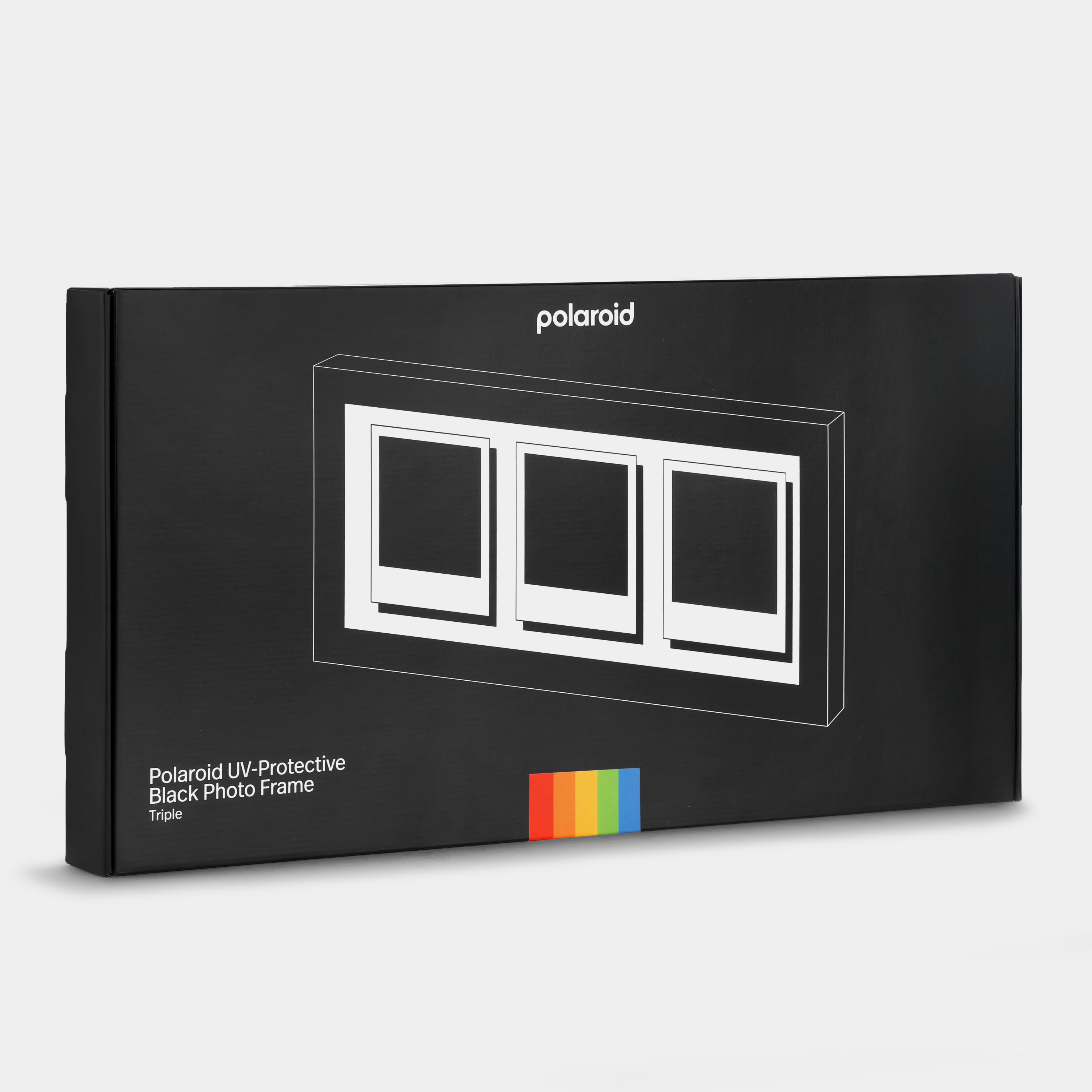Polaroid UV Protective Black Triple Photo Frame