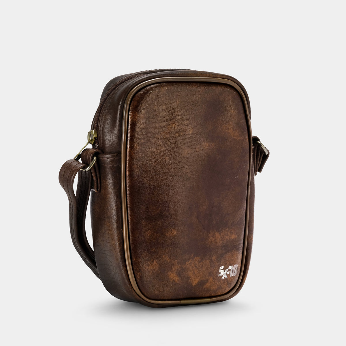 Brown Polaroid Folding SX-70 Leather Camera Bag
