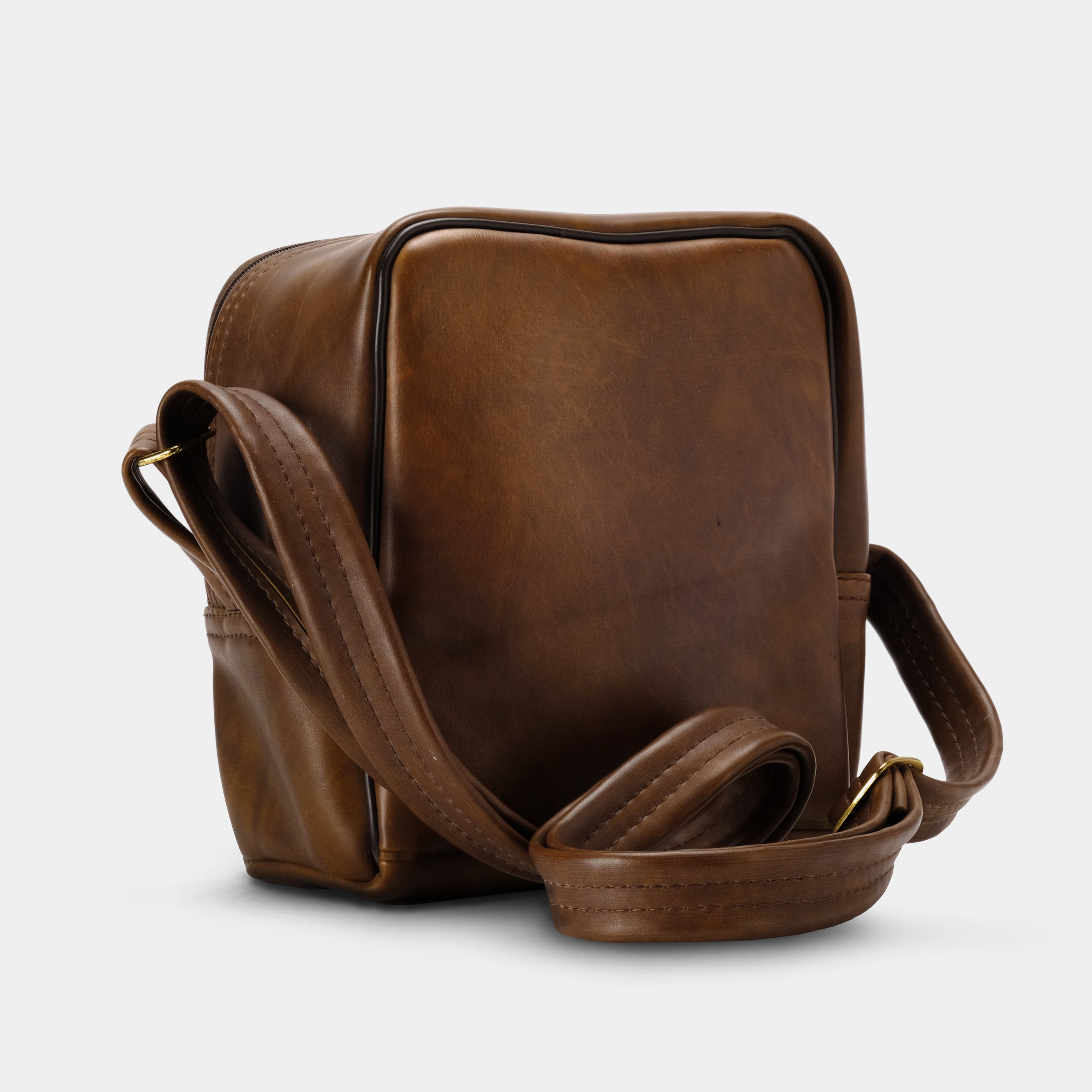 Brown Leather Camera Bag