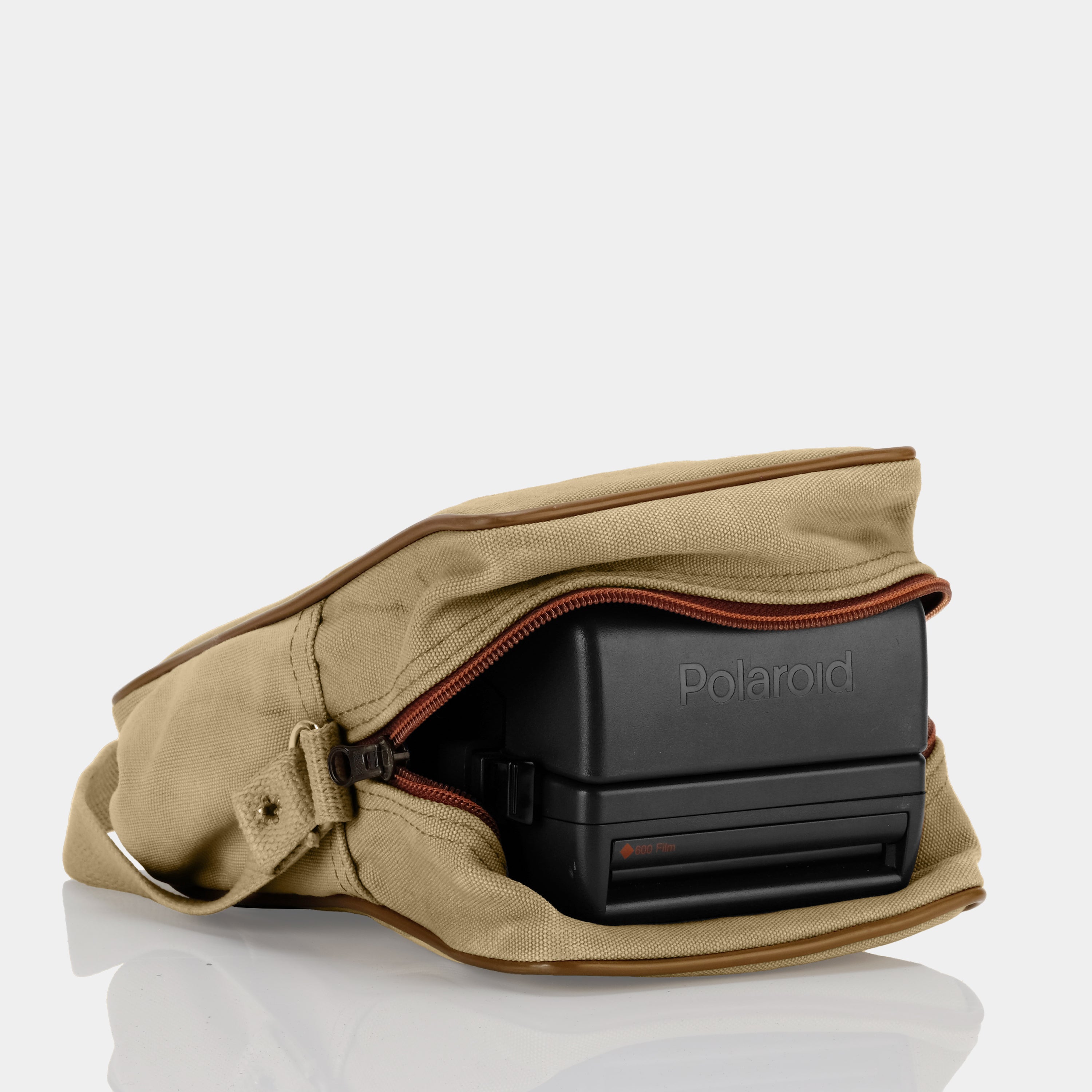 Brown Instant Camera Bag