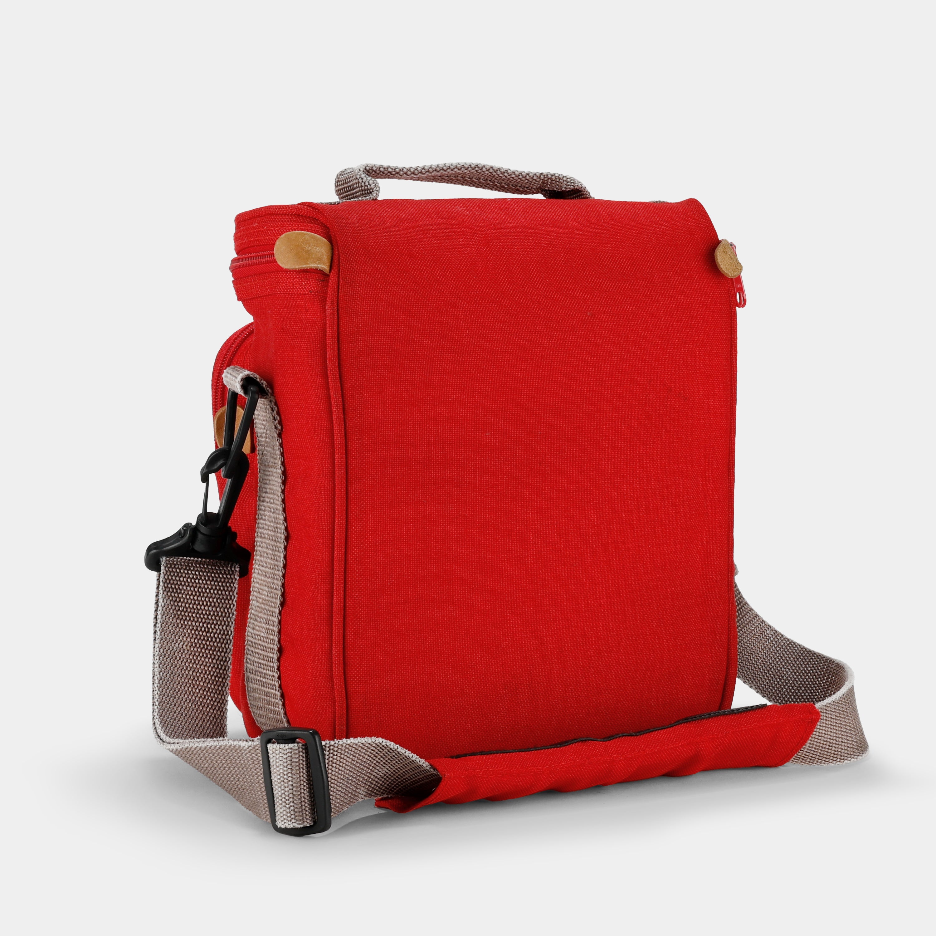 Vintage Red Camera Bag