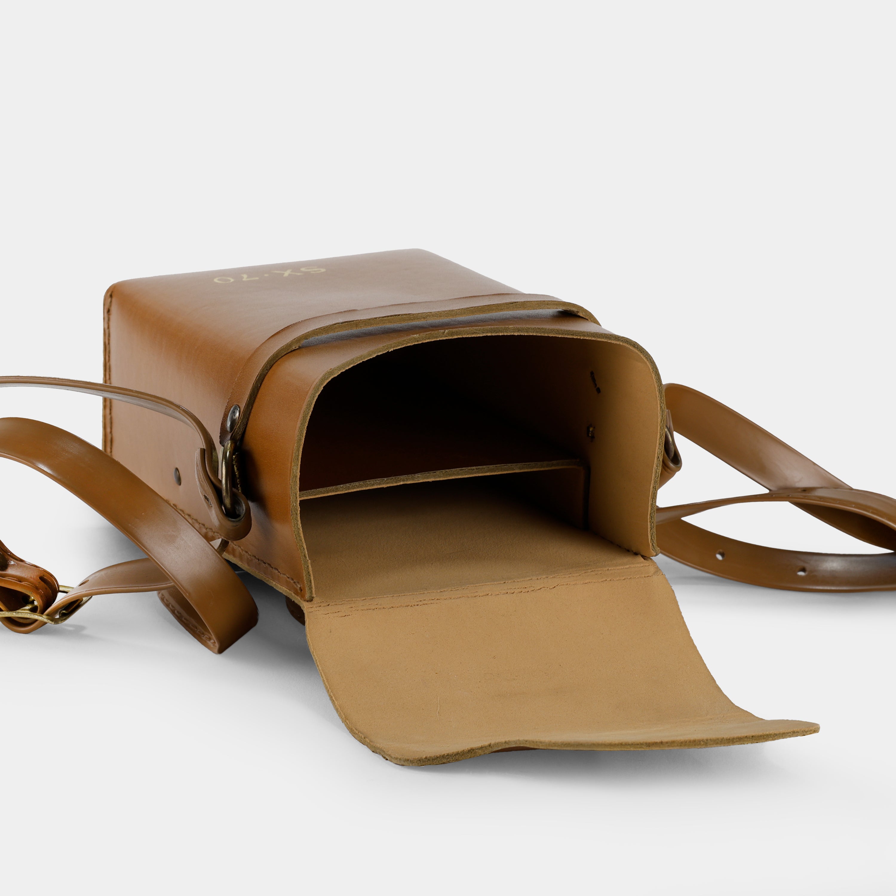 SX-70 Brown Leather Instant Camera Case