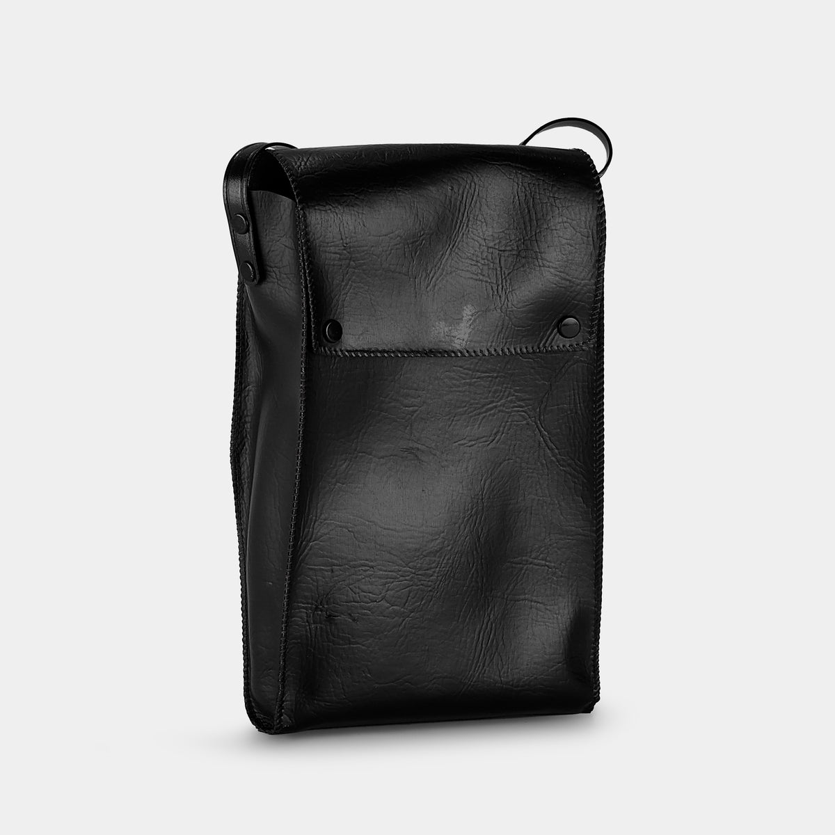 Black Faux Leather Camera Case