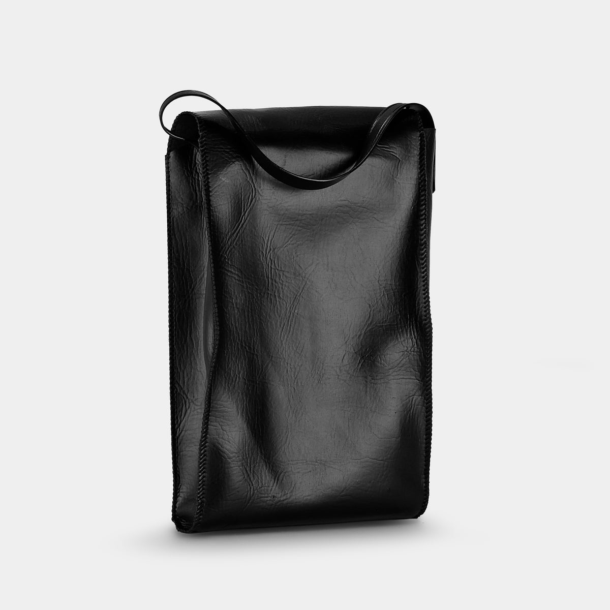 Black Faux Leather Camera Case