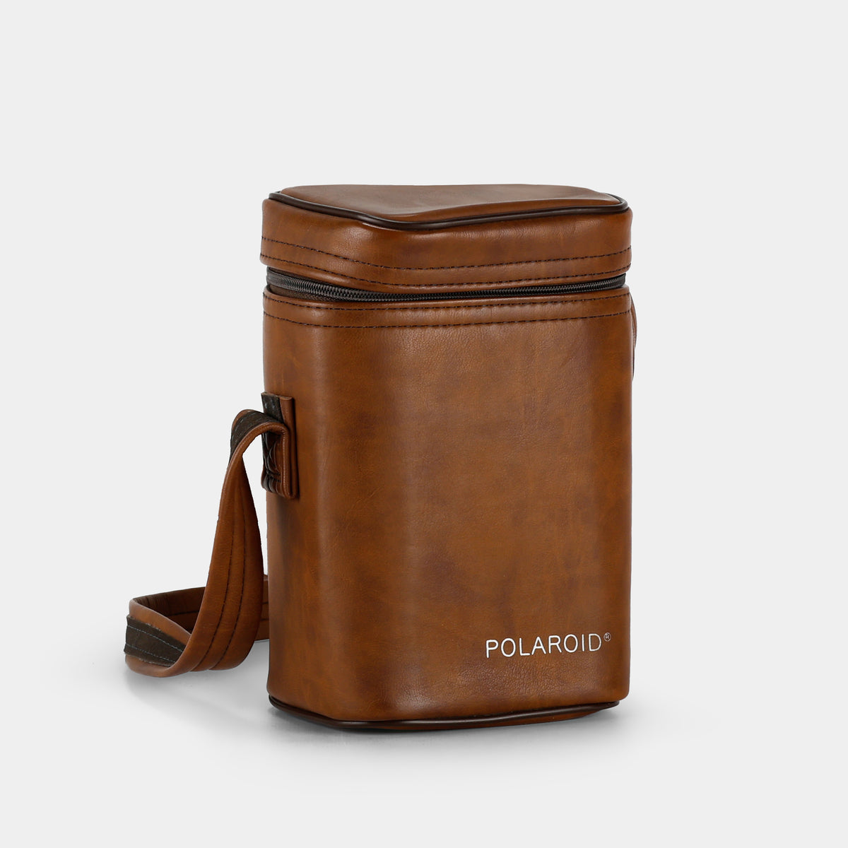 Polaroid Brown Leather Camera Case