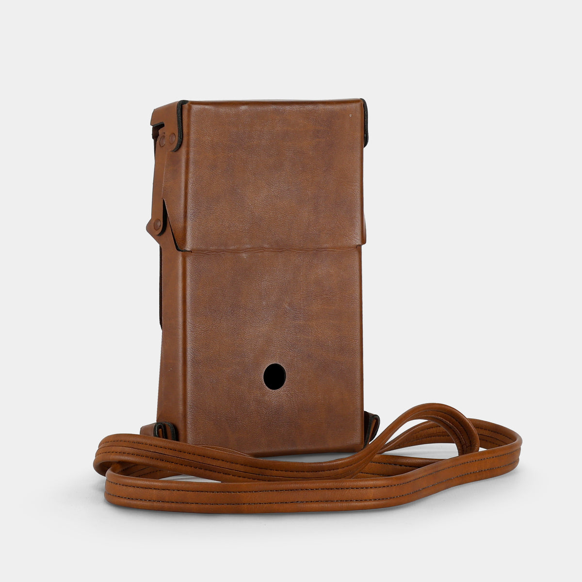Brown "Ever-Ready" Style Leather SX-70 Folding Camera Case