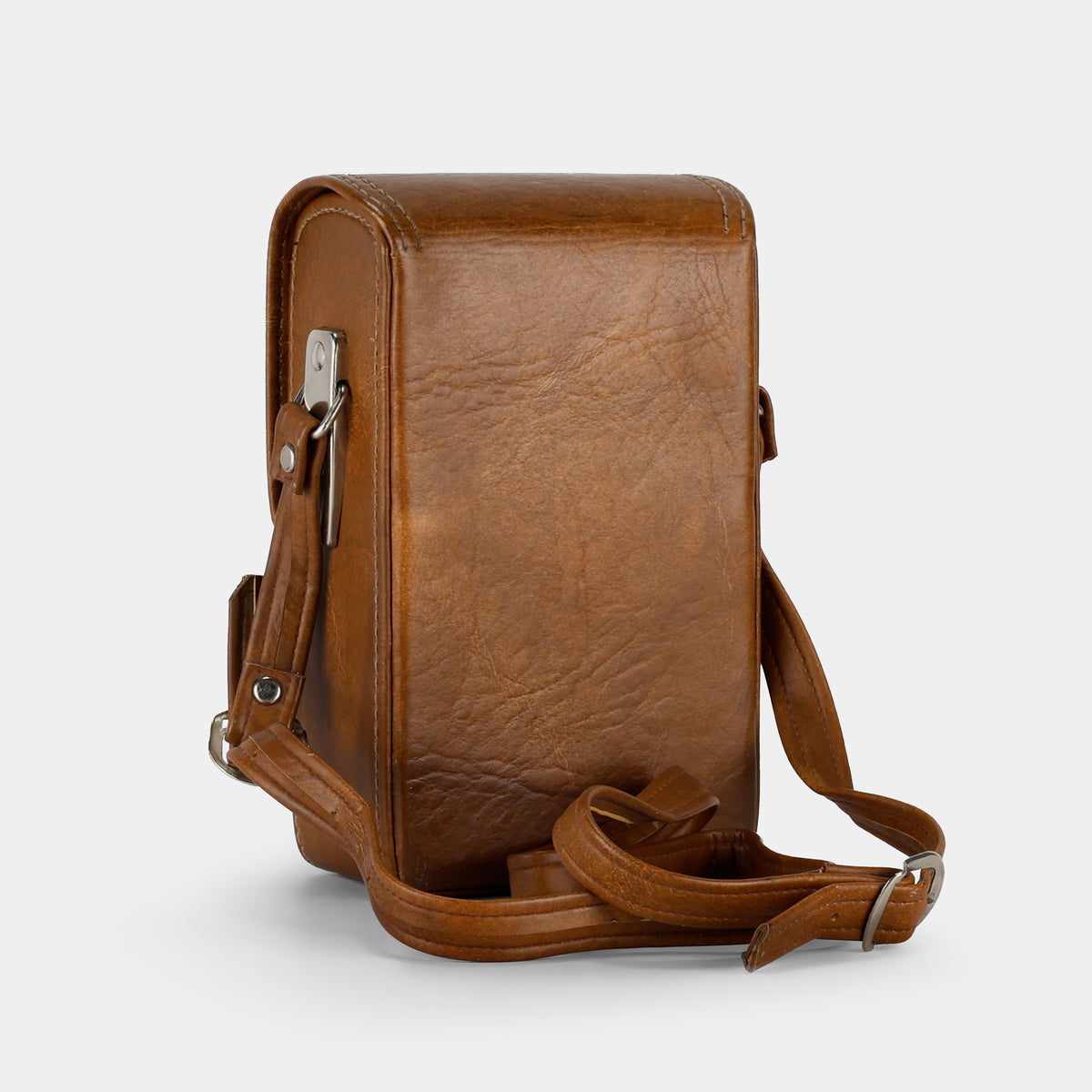 Fidelity Brown Leather SX-70 Folding Camera Case