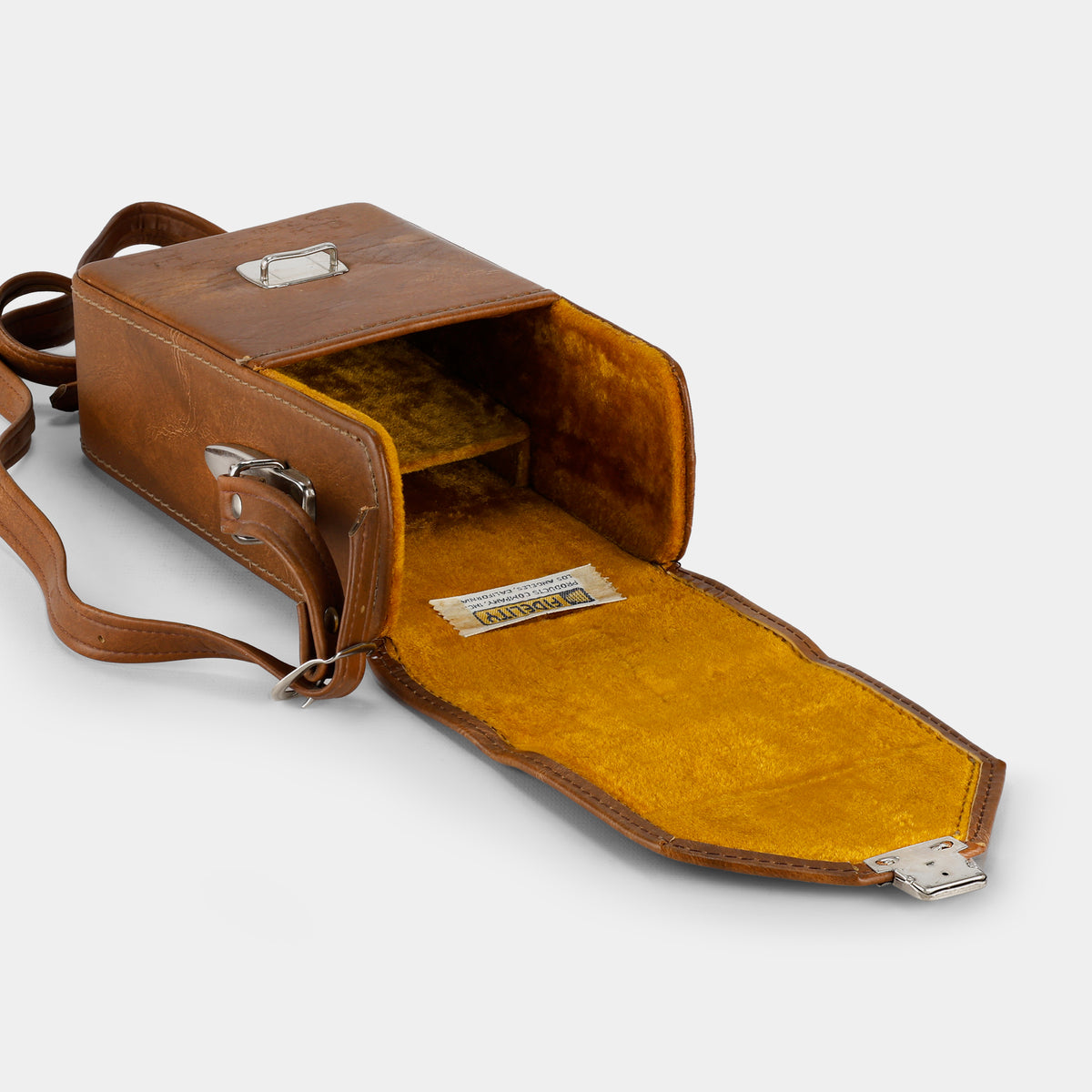 Fidelity Brown Leather SX-70 Folding Camera Case