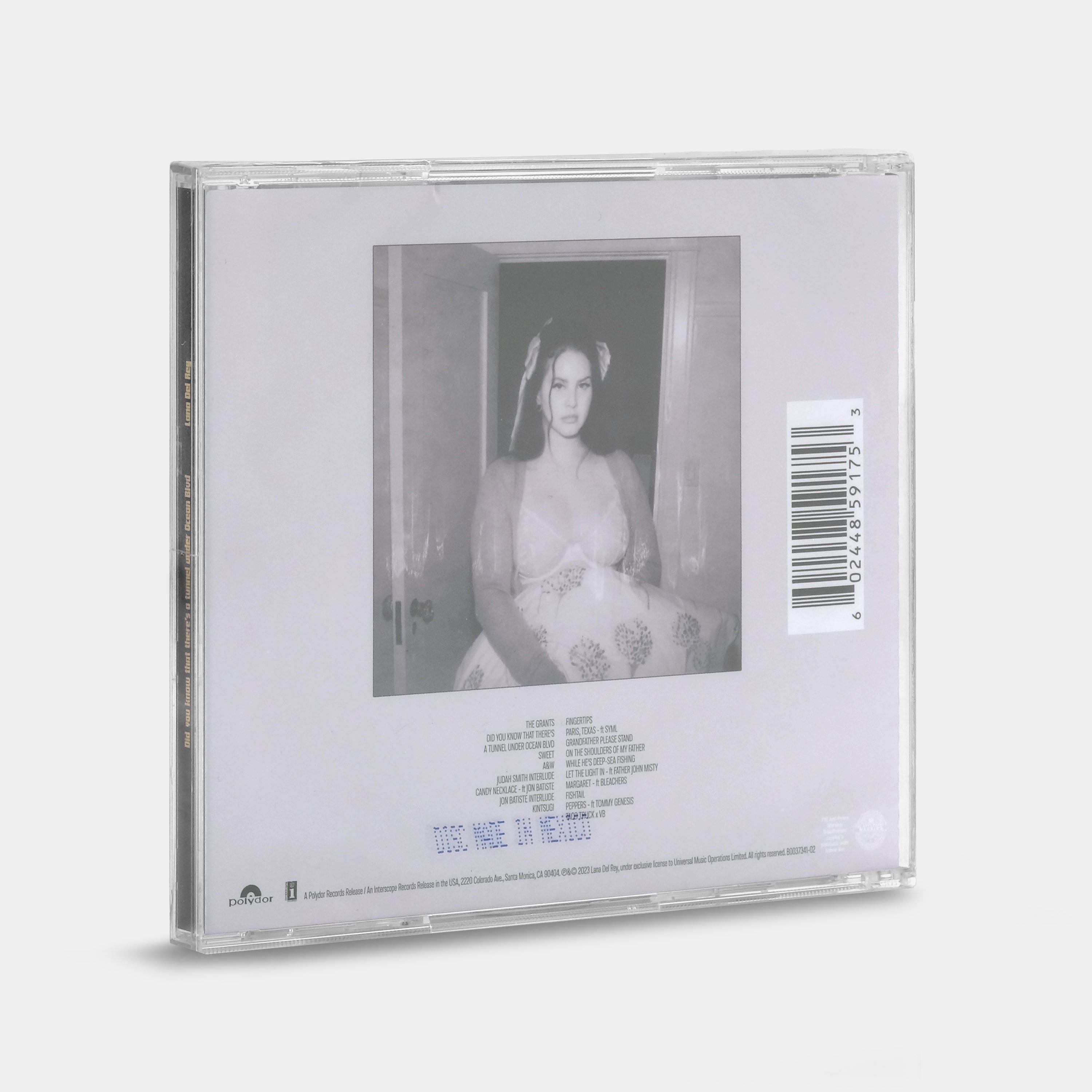 Lana Del Rey - Did You Know That There's A Tunnel Under Ocean Blvd CD