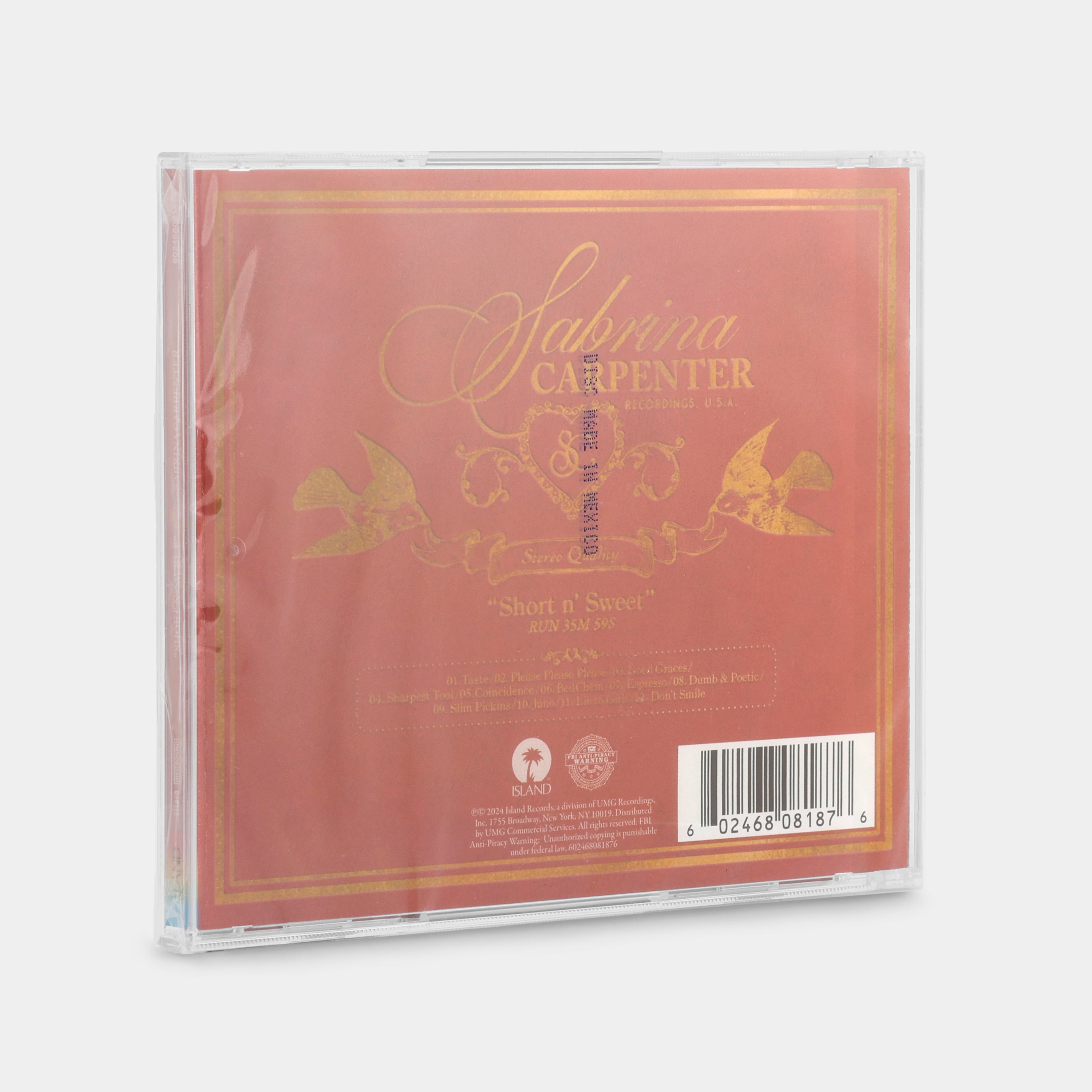 Sabrina Carpenter - Short N' Sweet (Alternate Cover) CD – Retrospekt